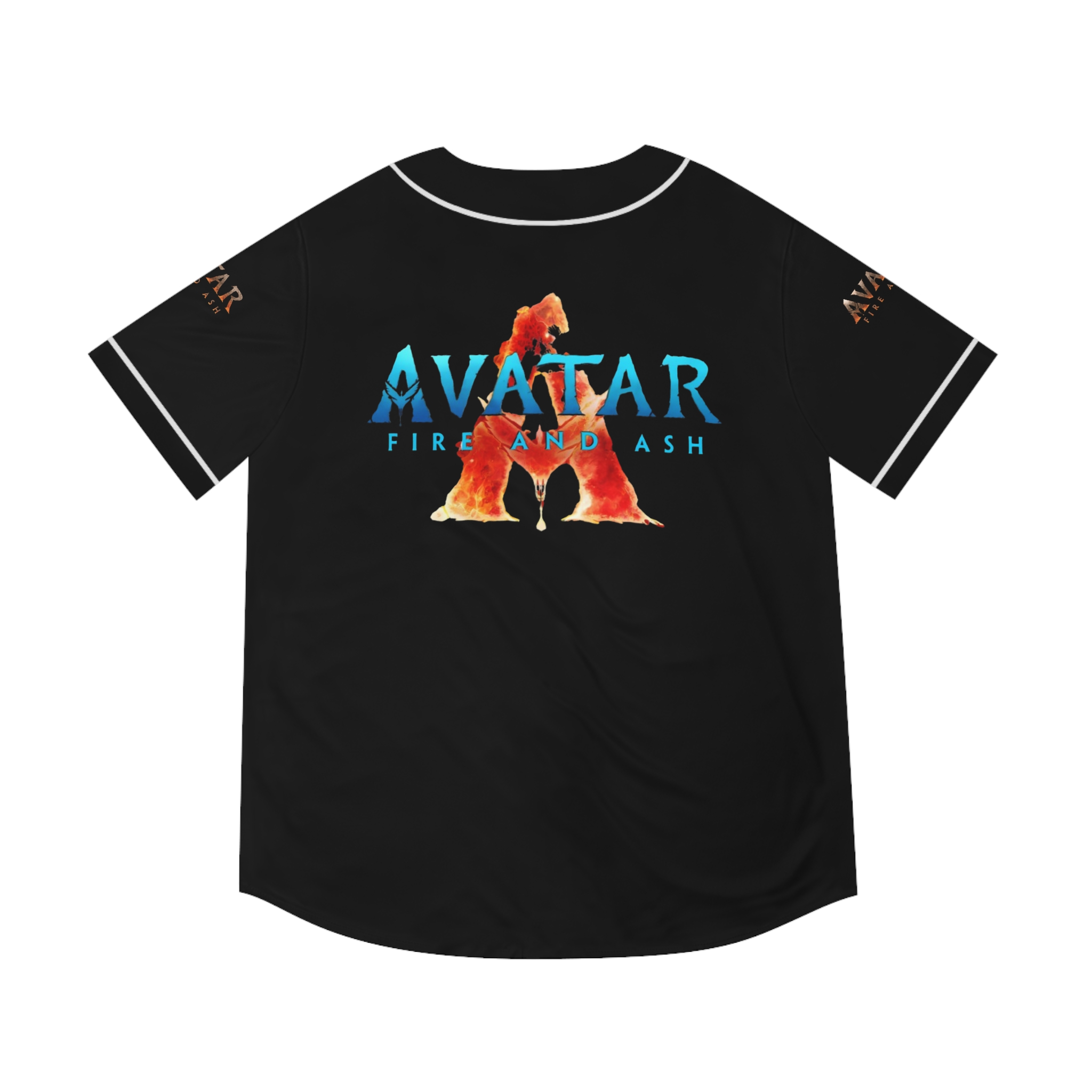 The Avatar: Fire and Ash Men's Baseball Jersey - Image 2