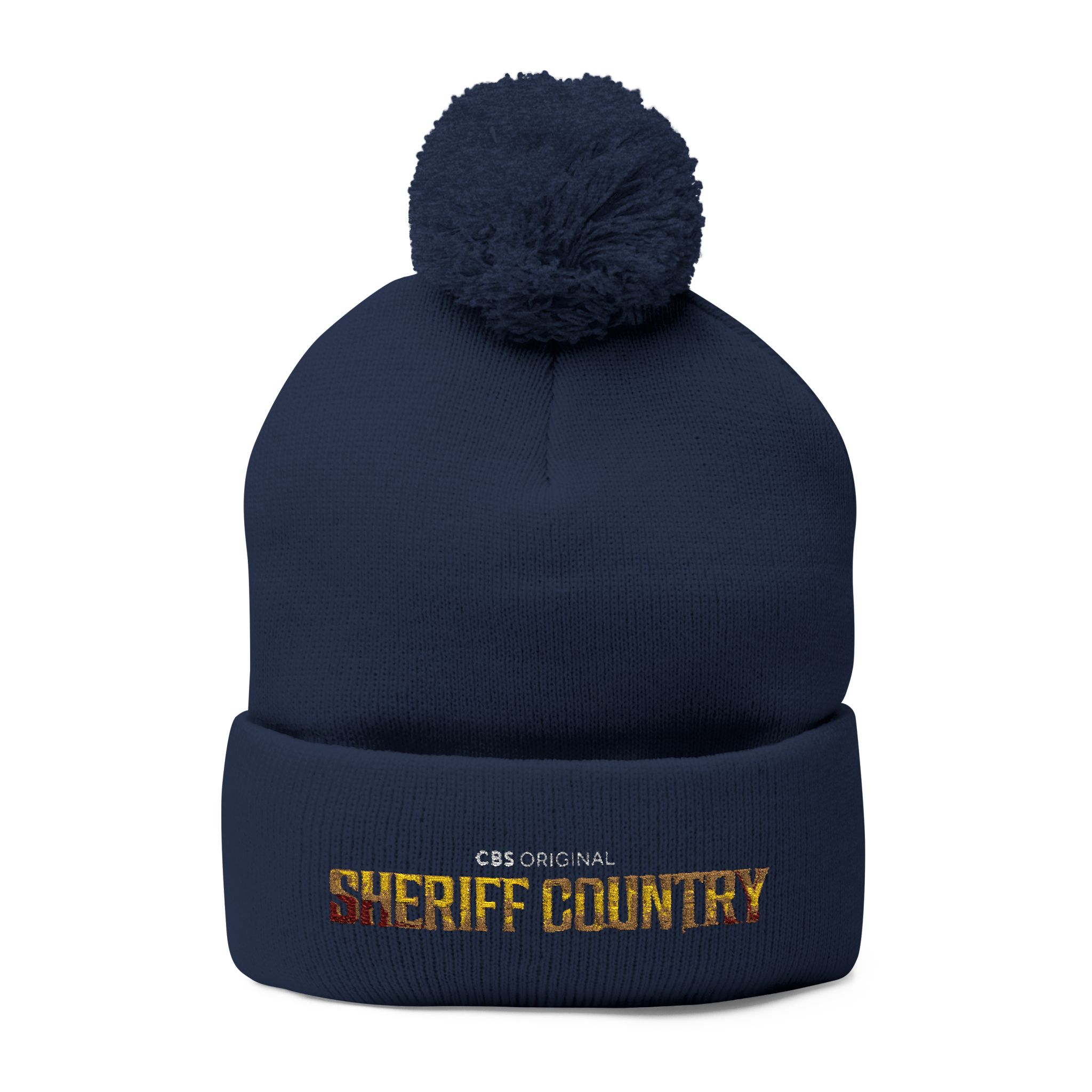 Sheriff Country Pom-Pom Knit Cap (Embroidery) - Image 29
