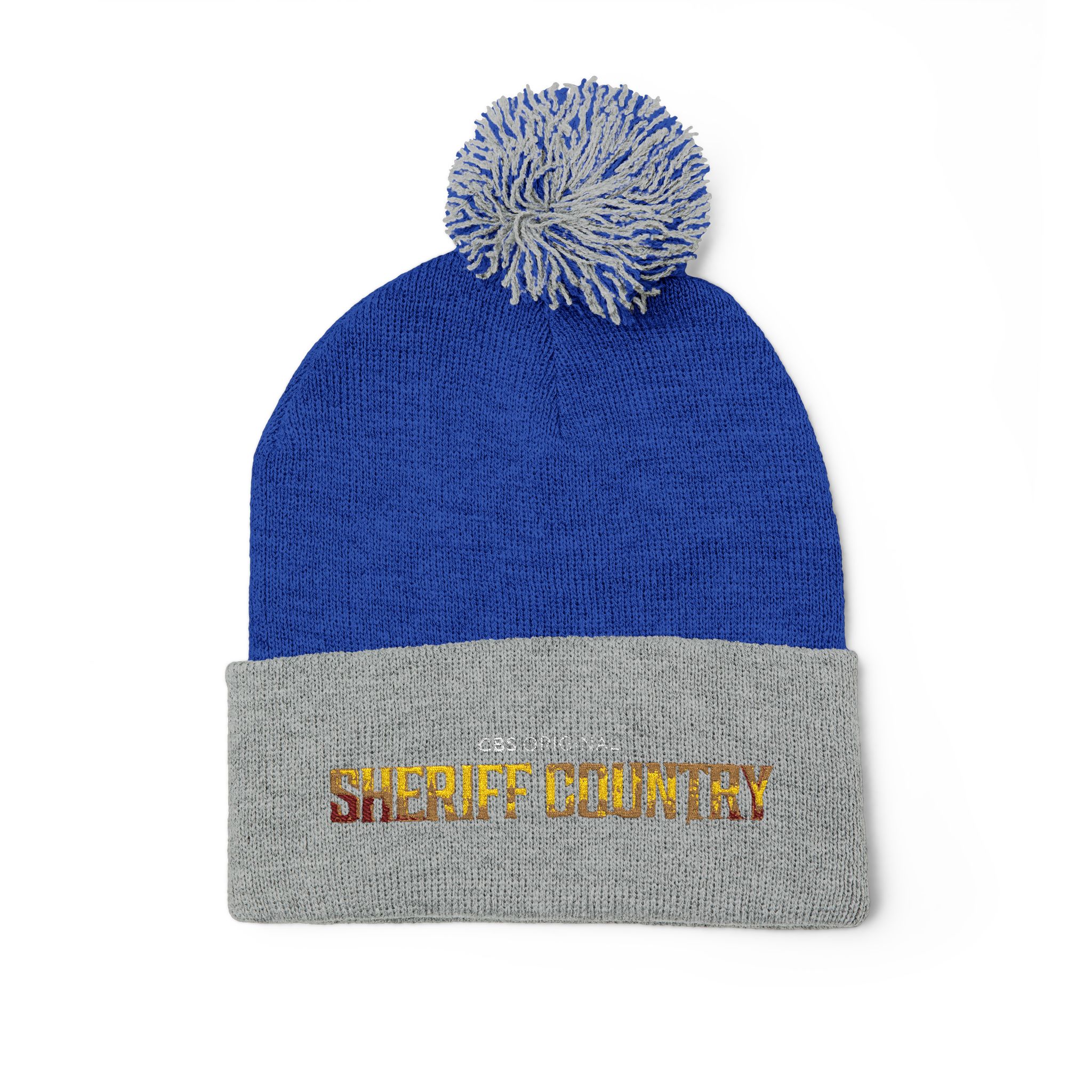 Sheriff Country Pom-Pom Knit Cap (Embroidery) - Image 7