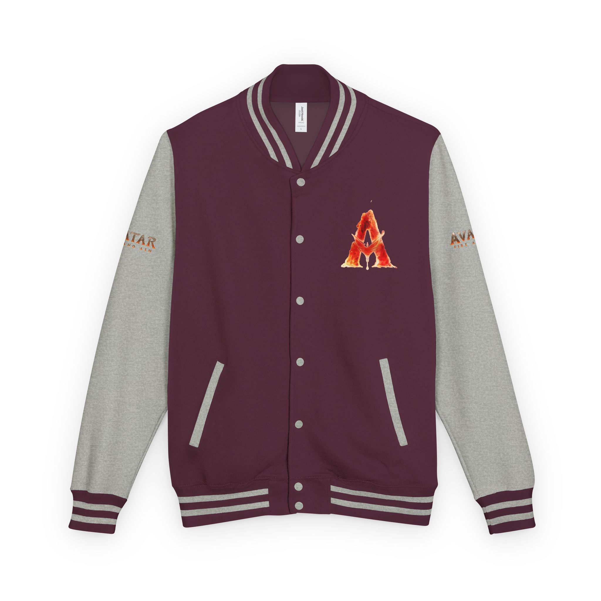 The Avatar: Fire and Ash Unisex Heavyweight Letterman Jacket - Image 13