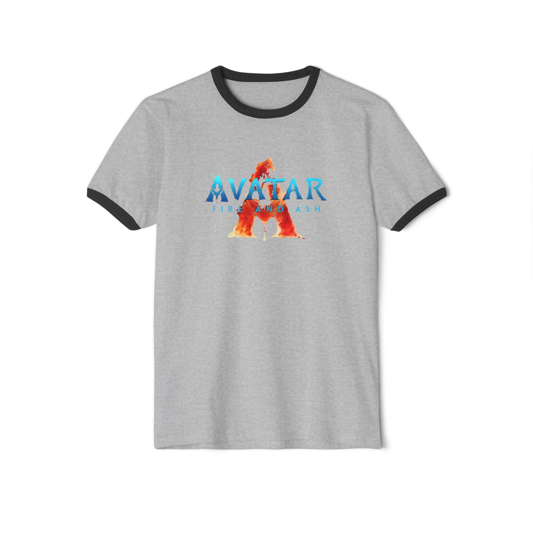 The Avatar: Fire and Ash Unisex Cotton Ringer T-Shirt - Image 5