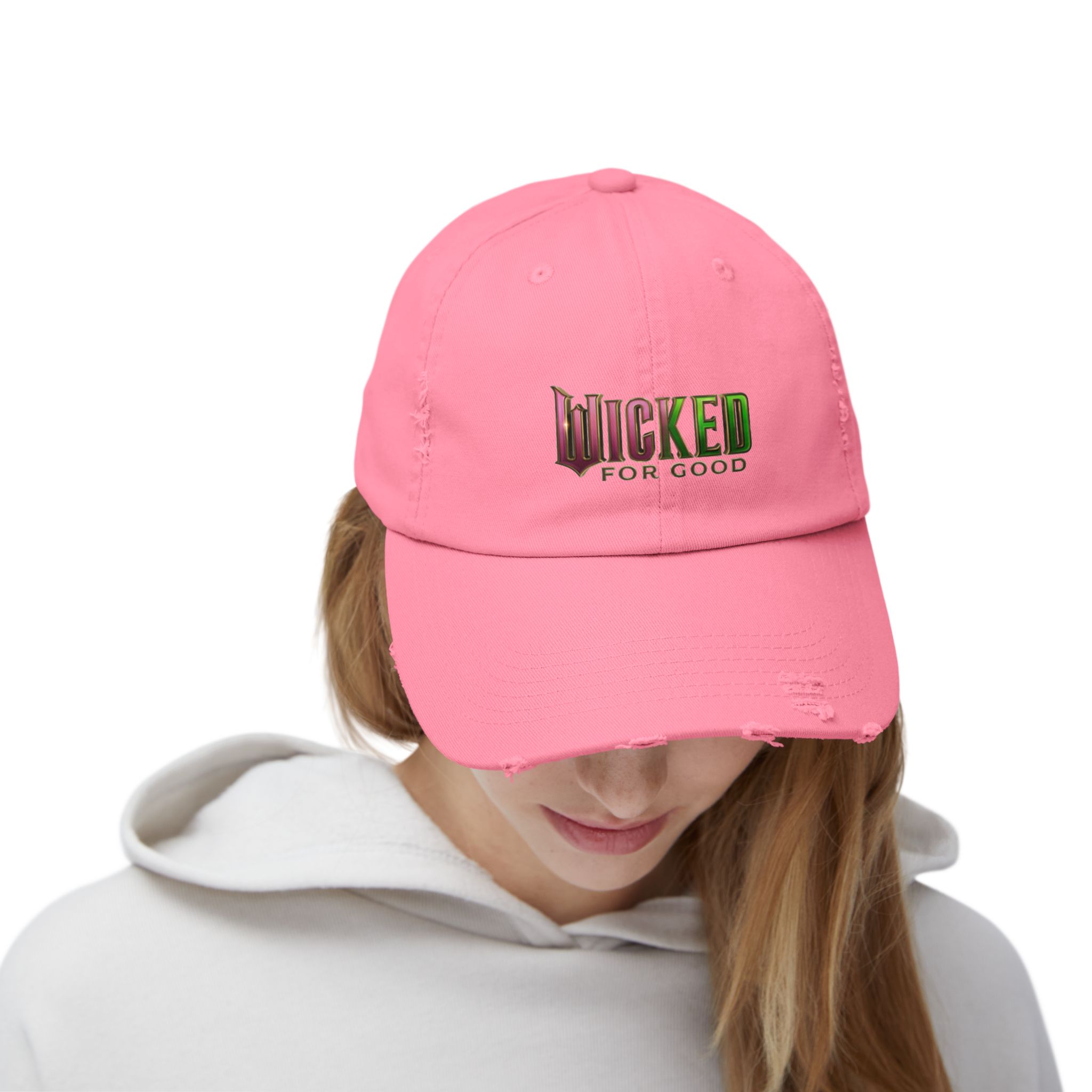 Wicked: For Good Unisex Distressed Cap - Image 24