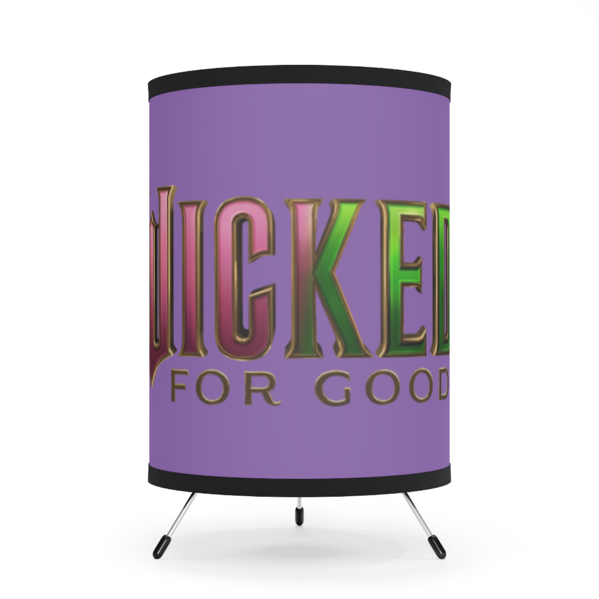 Wicked: For Good Tripod Lamp with High-Res Printed Shade, USCA plug