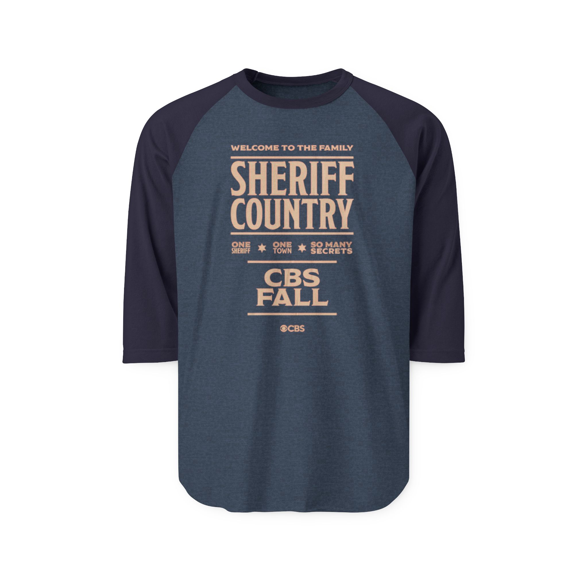 Sheriff Country Unisex Three-Quarter Sleeve Raglan Shirt - Image 9