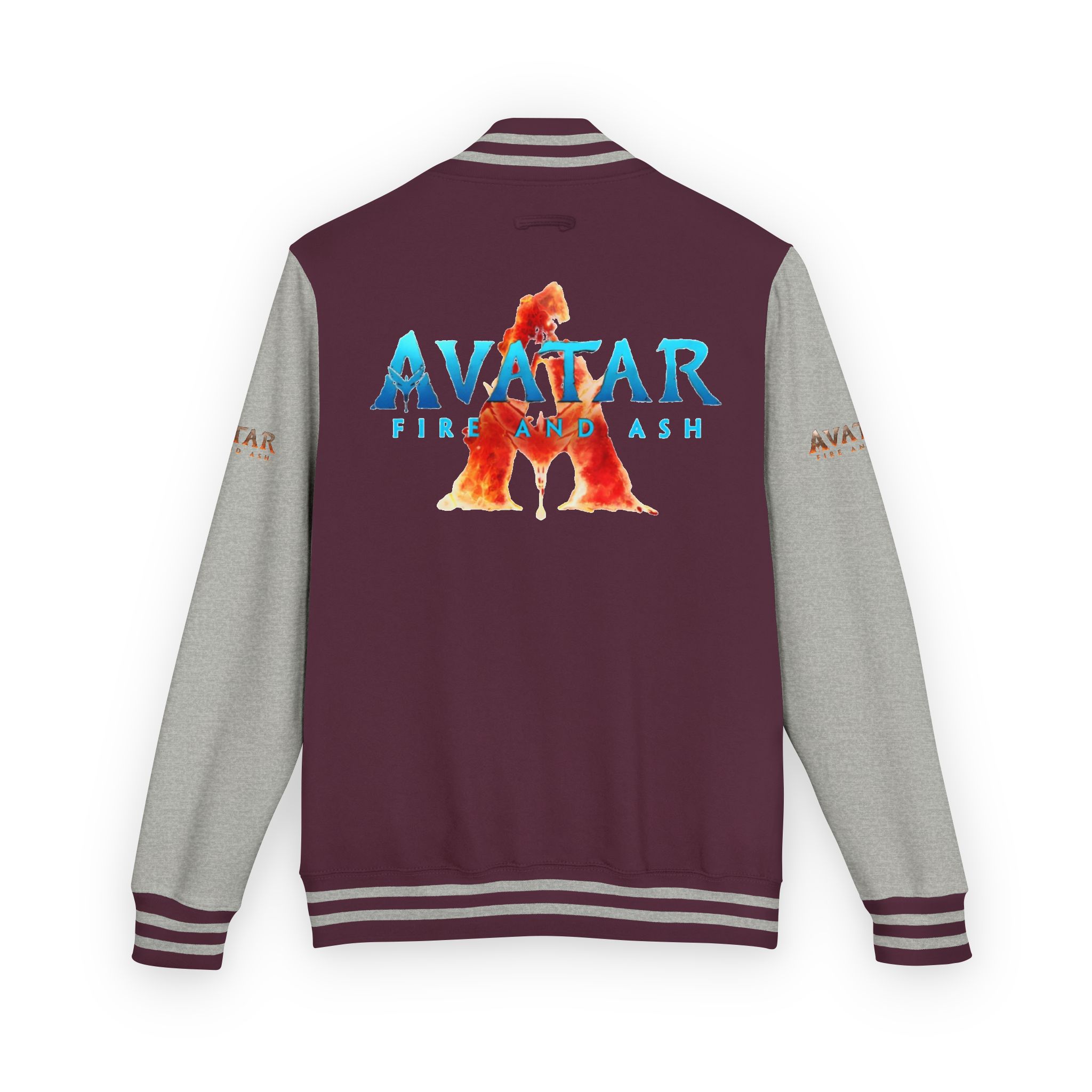 The Avatar: Fire and Ash Unisex Heavyweight Letterman Jacket - Image 14