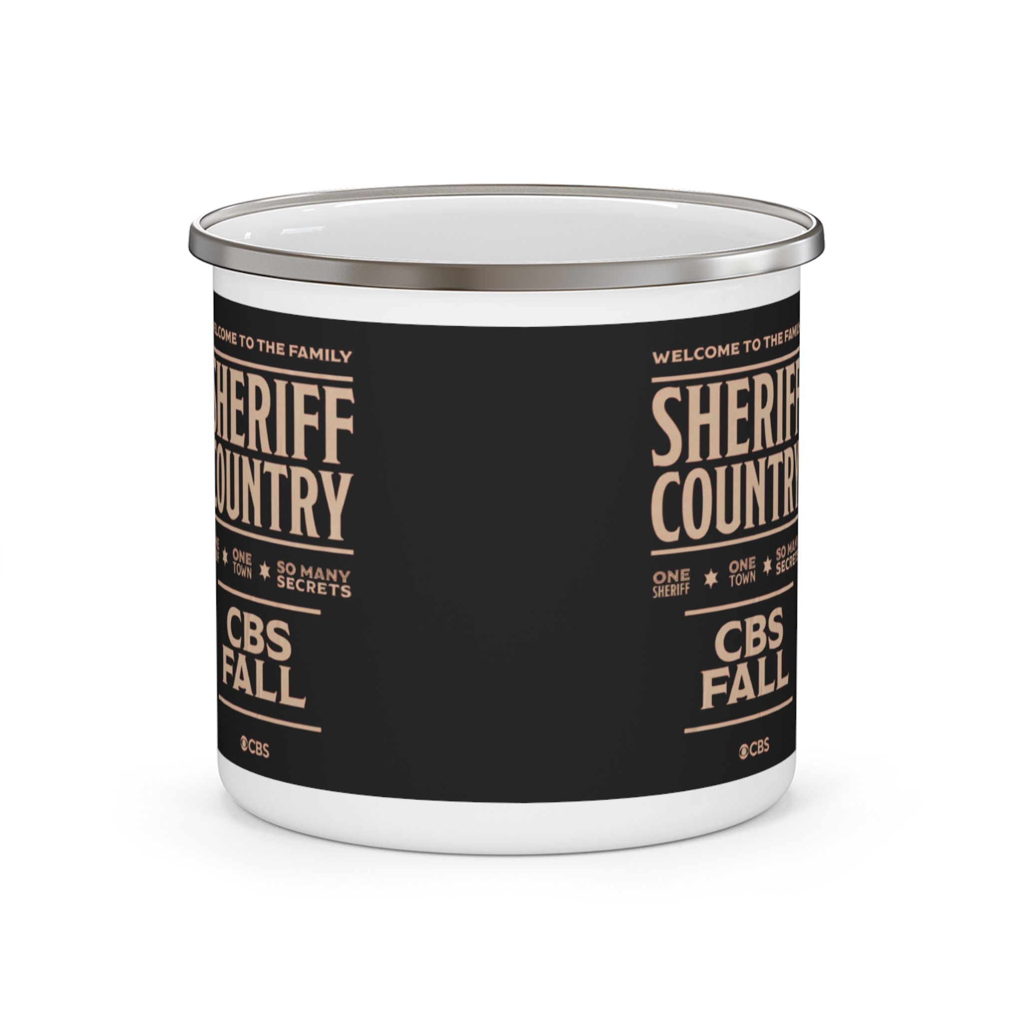 Sheriff Country Enamel Camping Mug