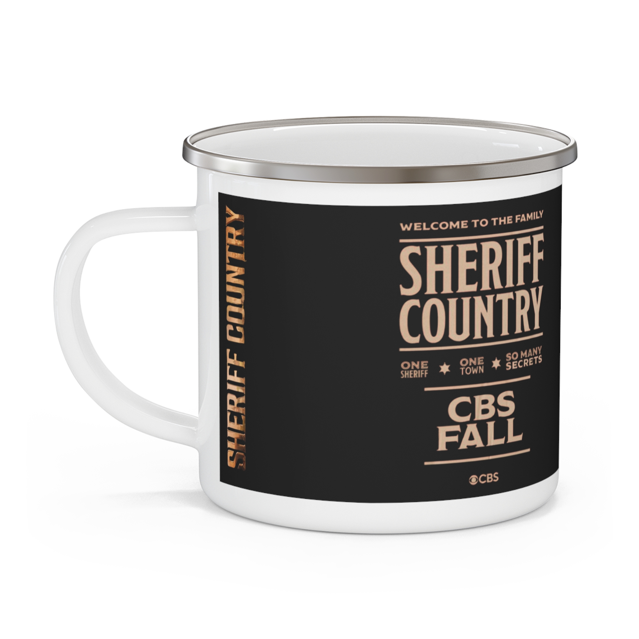 Sheriff Country Enamel Camping Mug - Image 3