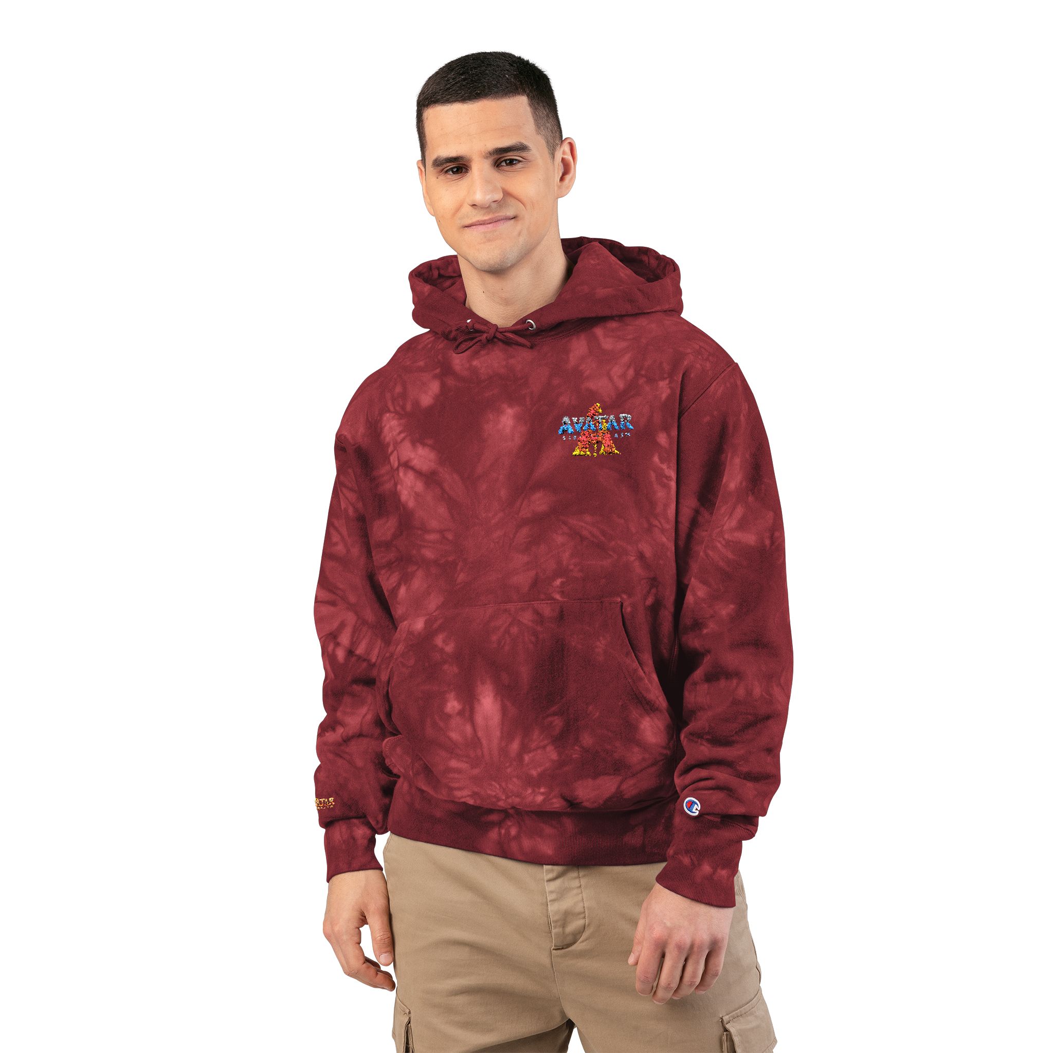 The Avatar: Fire and Ash Unisex Champion Tie-Dye Hoodie (Embroidery) - Image 11