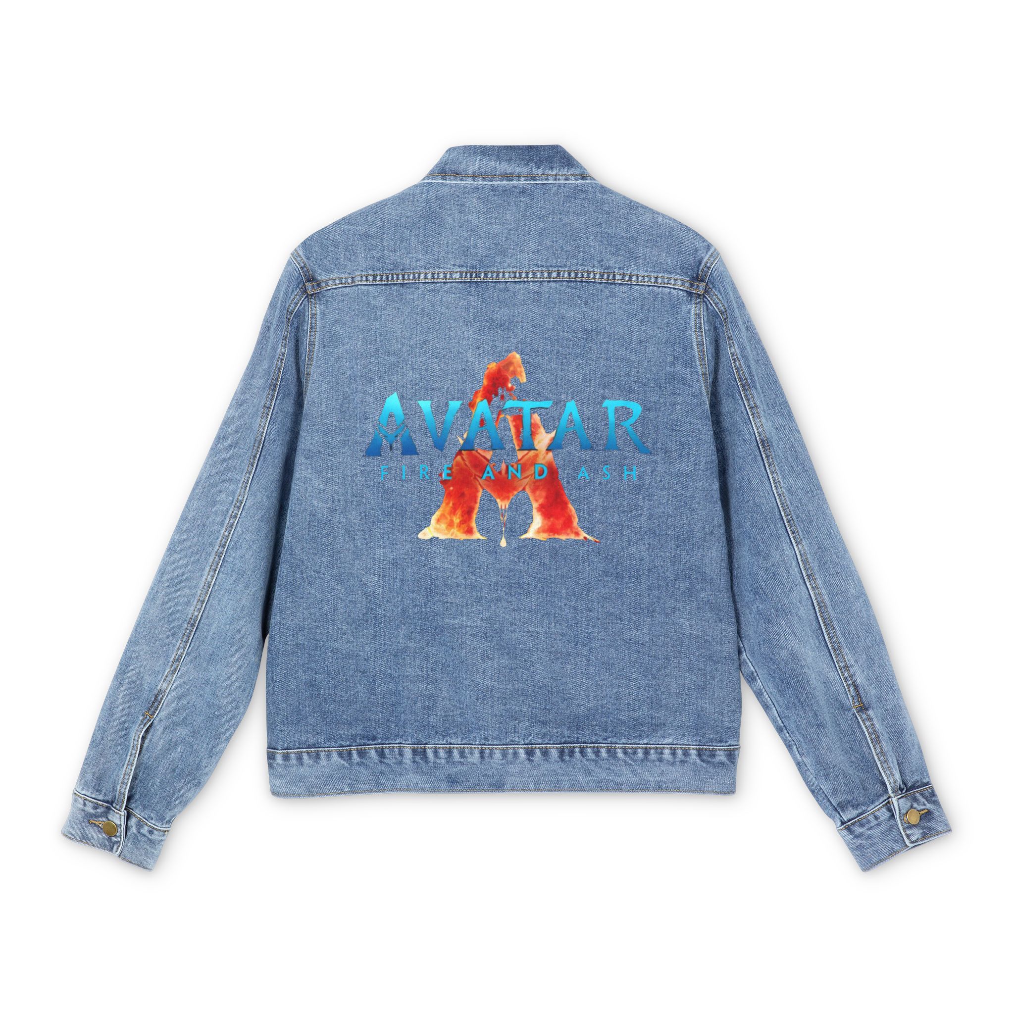 The Avatar: Fire and Ash Men's Denim Jacket - Image 2
