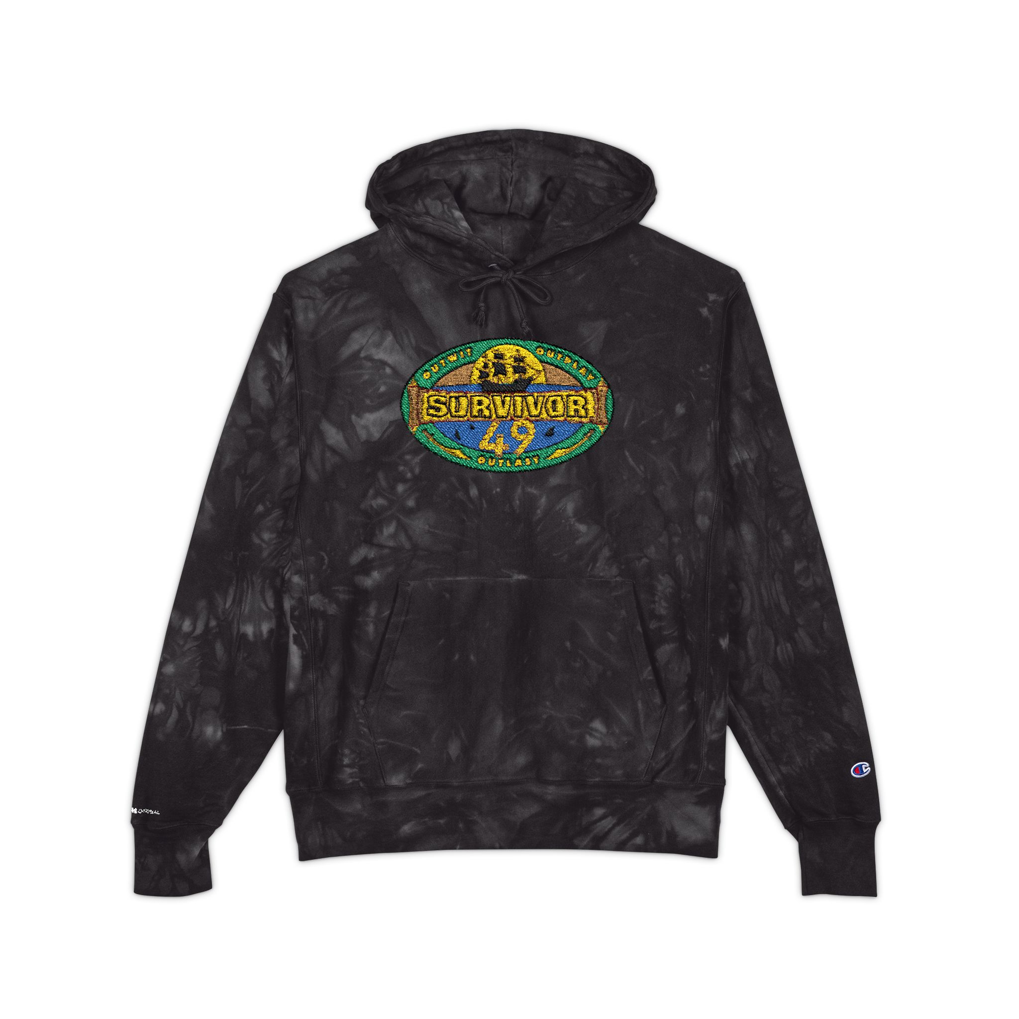 Survivor Season 49 Unisex Champion Tie-Dye Hoodie (Embroidery) - Image 5