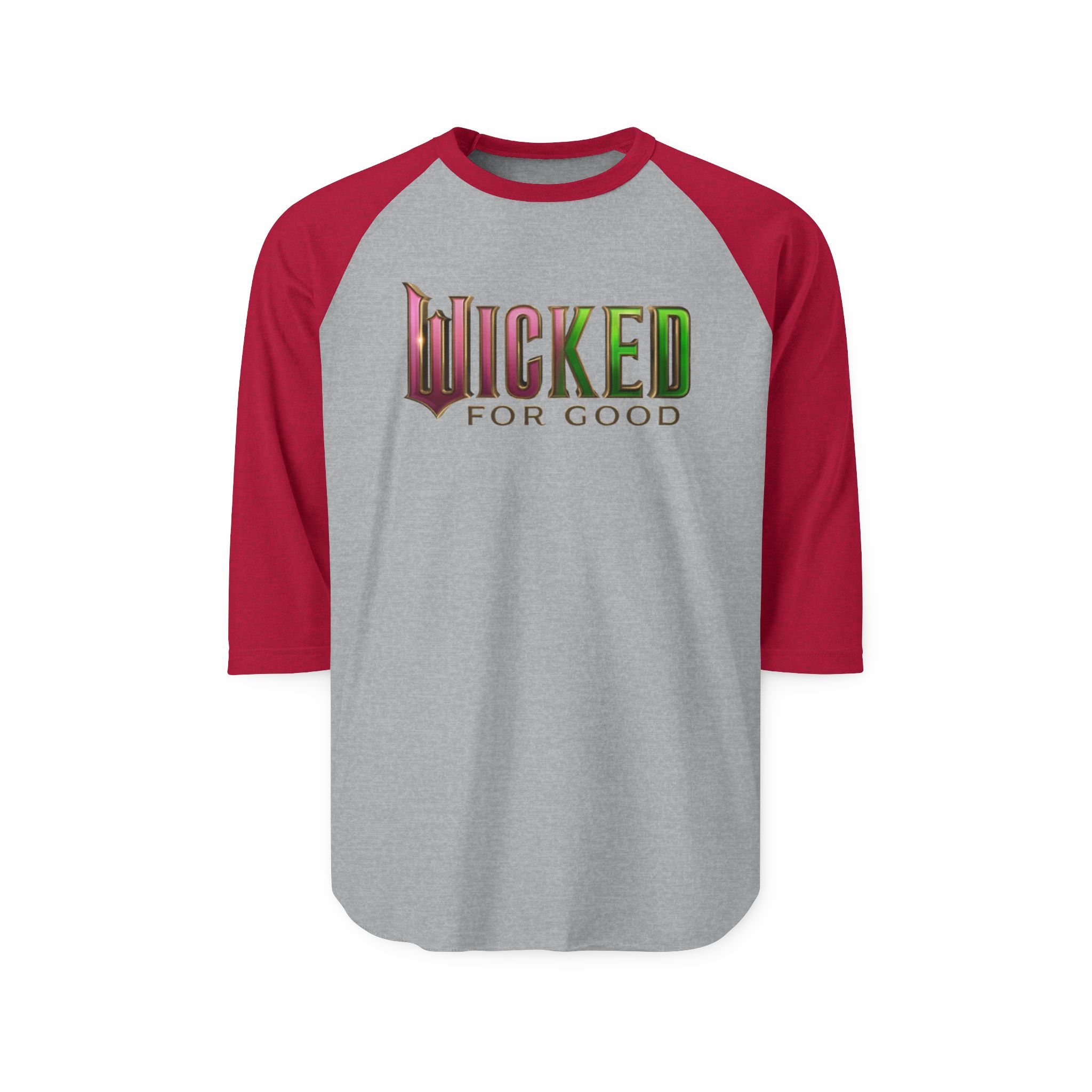 Wicked: For Good Unisex Three-Quarter Sleeve Raglan Shirt - Image 7
