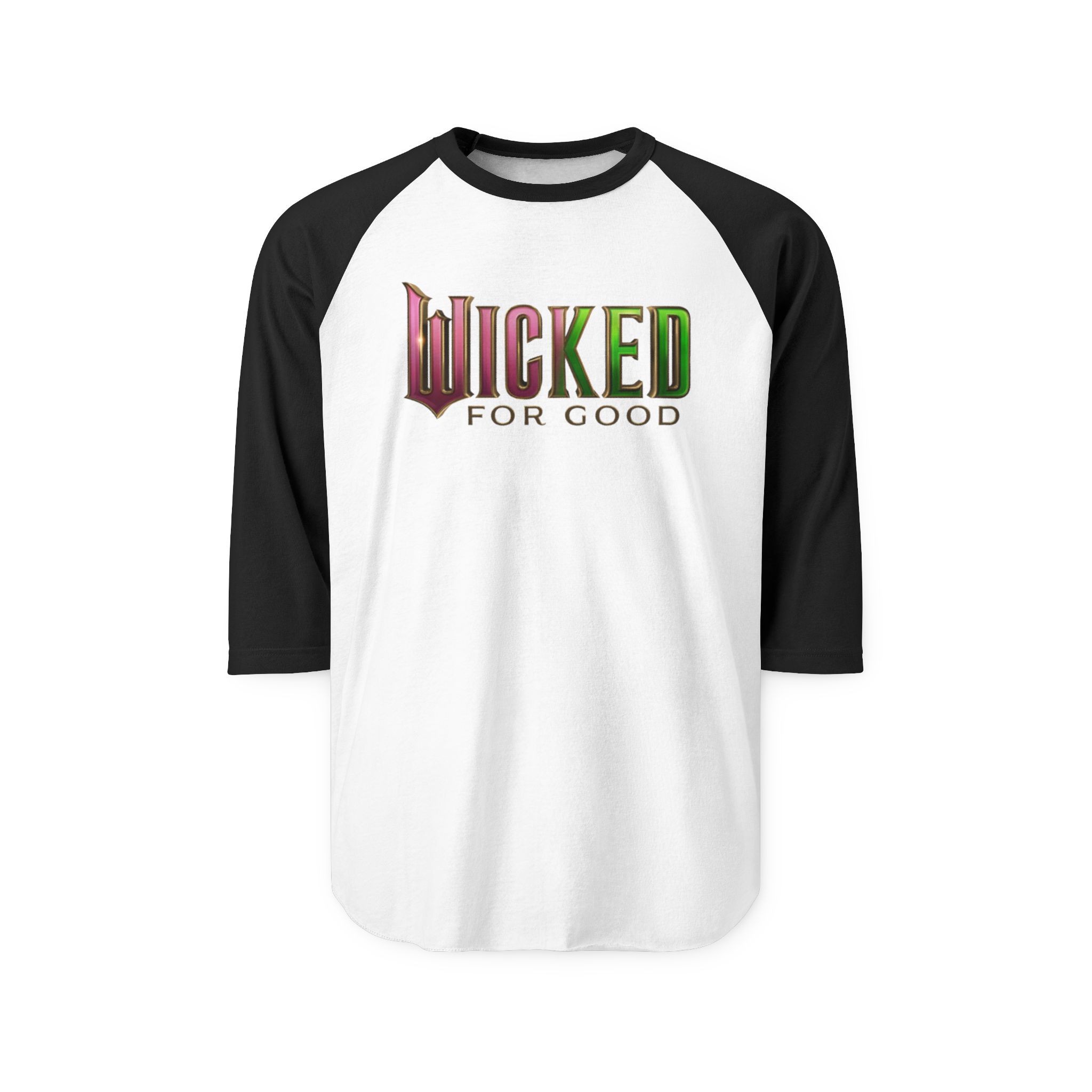 Wicked: For Good Unisex Three-Quarter Sleeve Raglan Shirt - Image 15