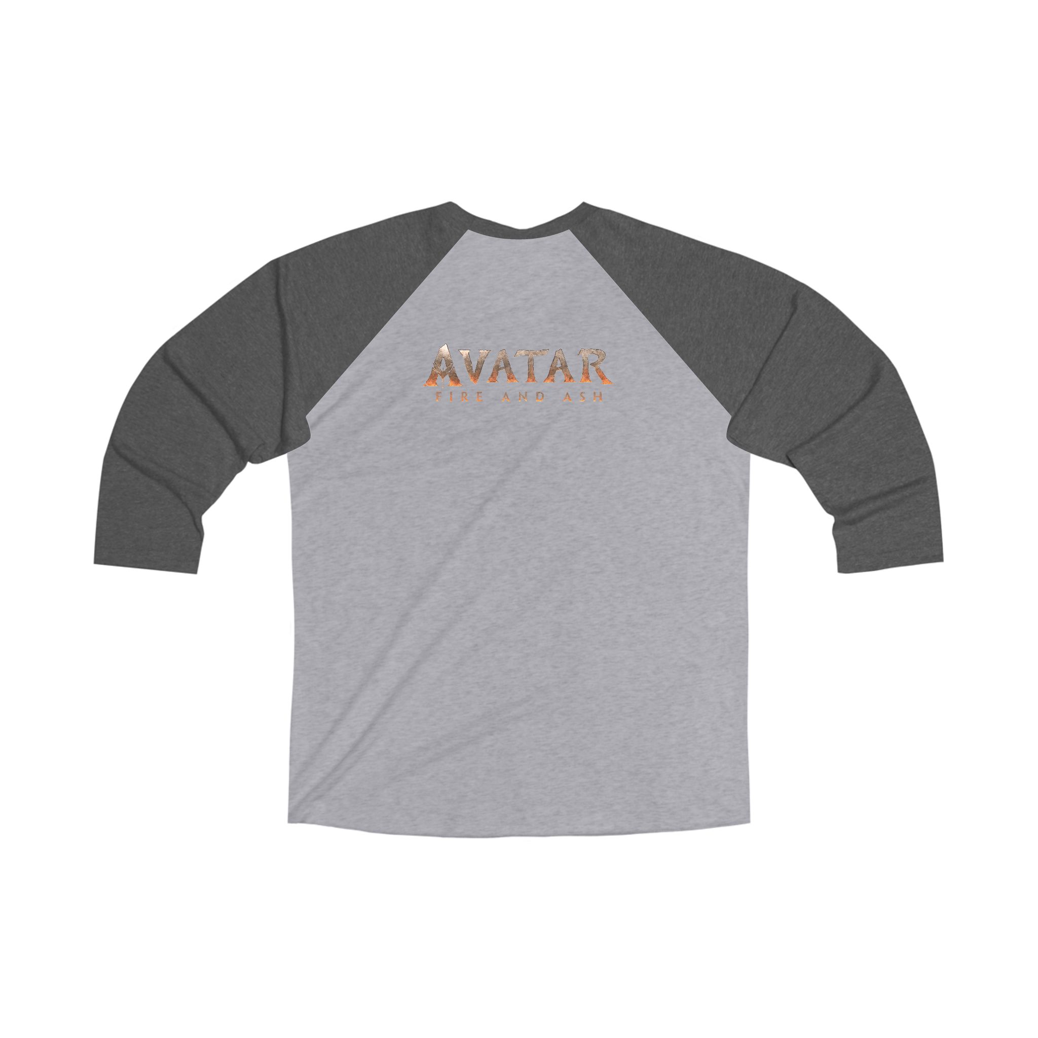 The Avatar: Fire and Ash Unisex Tri-Blend 34 Raglan Tee - Image 4
