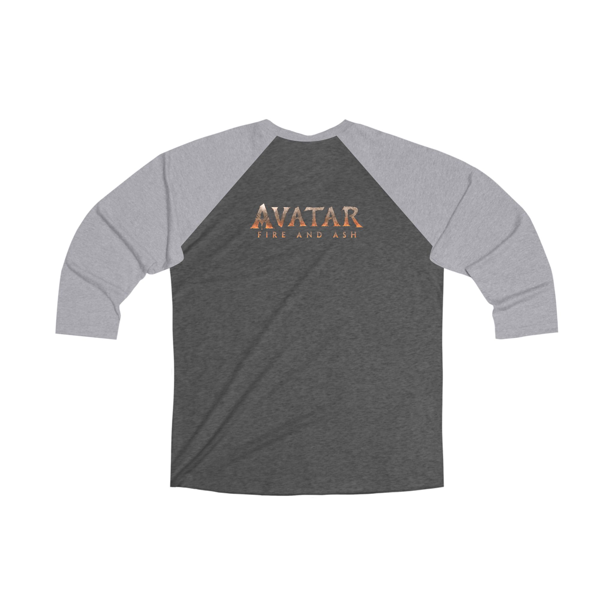 The Avatar: Fire and Ash Unisex Tri-Blend 34 Raglan Tee - Image 2