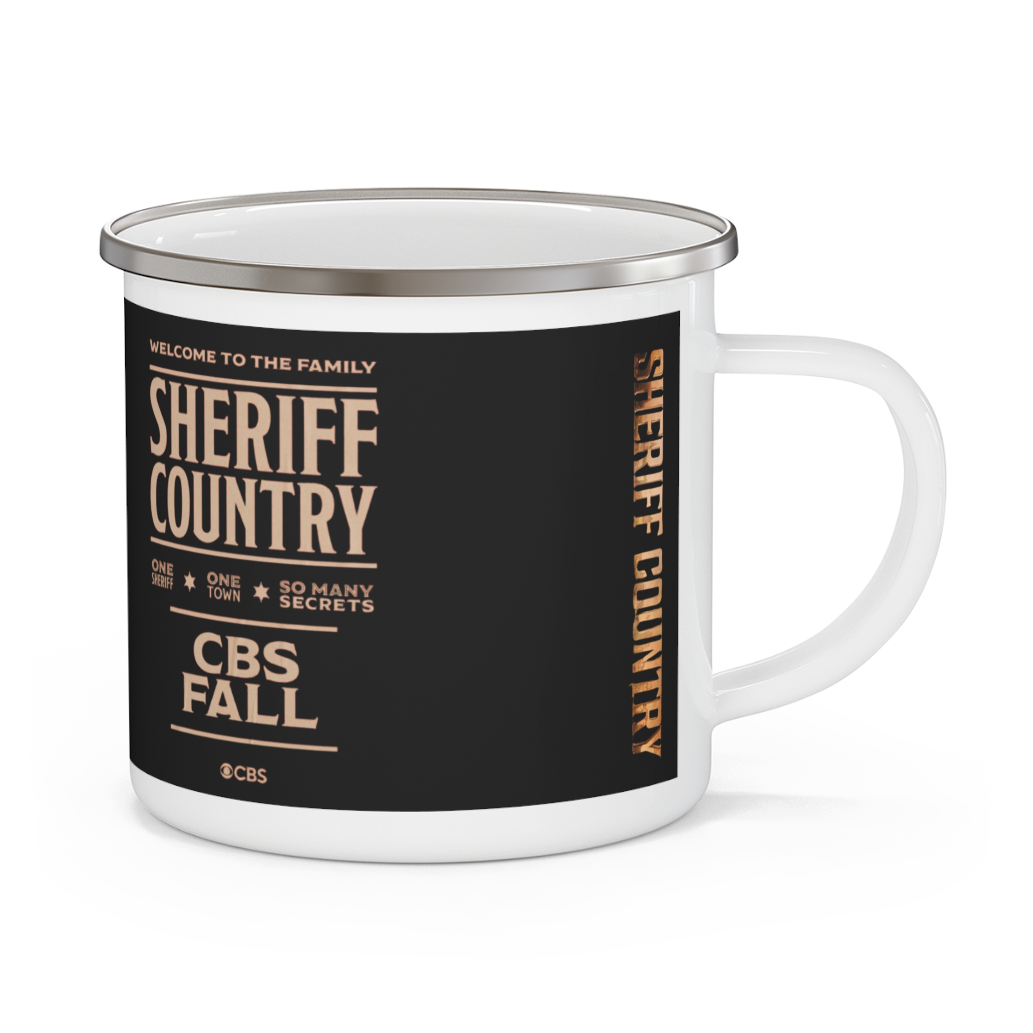 Sheriff Country Enamel Camping Mug - Image 2