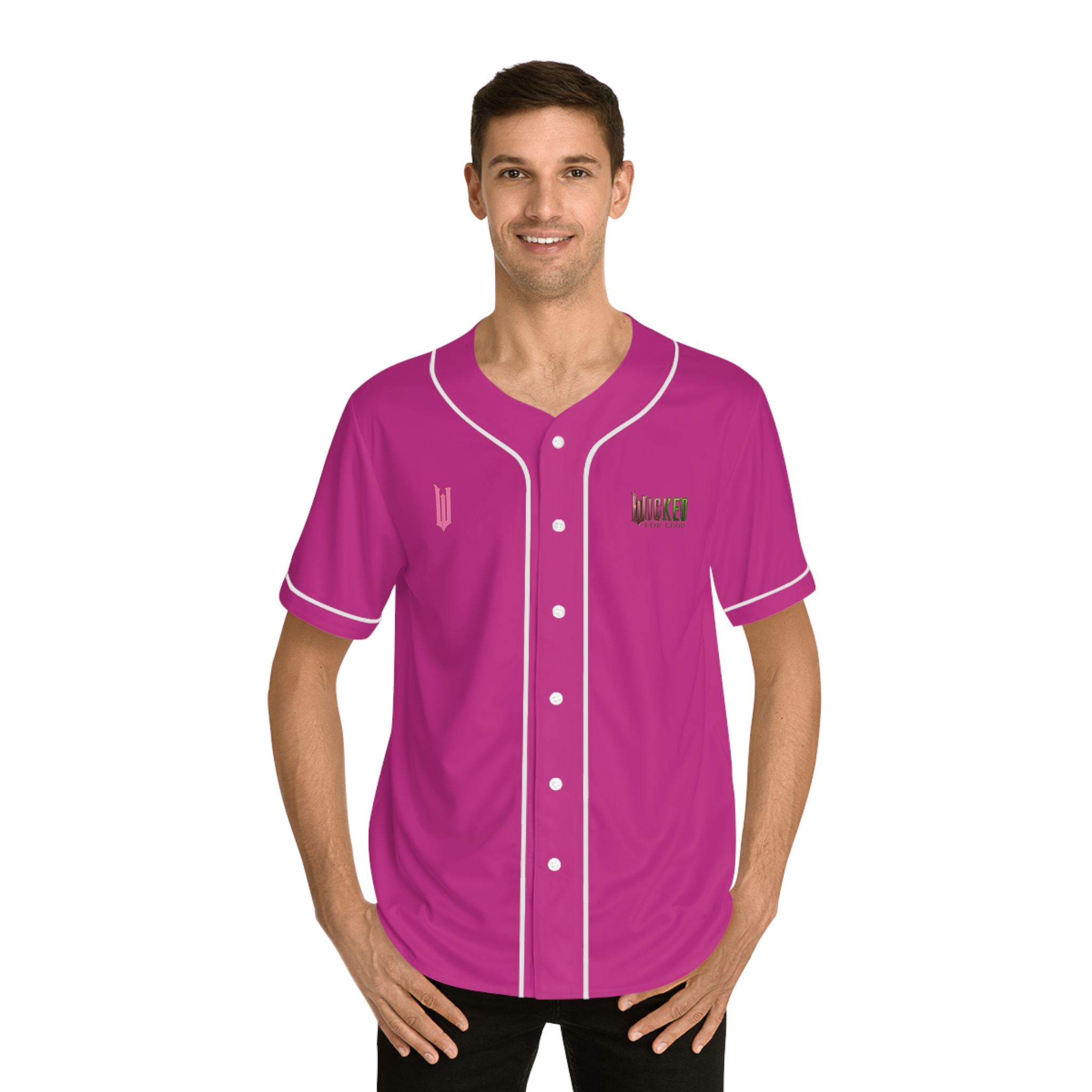 Wicked: For Good Men's Baseball Jersey - Image 3