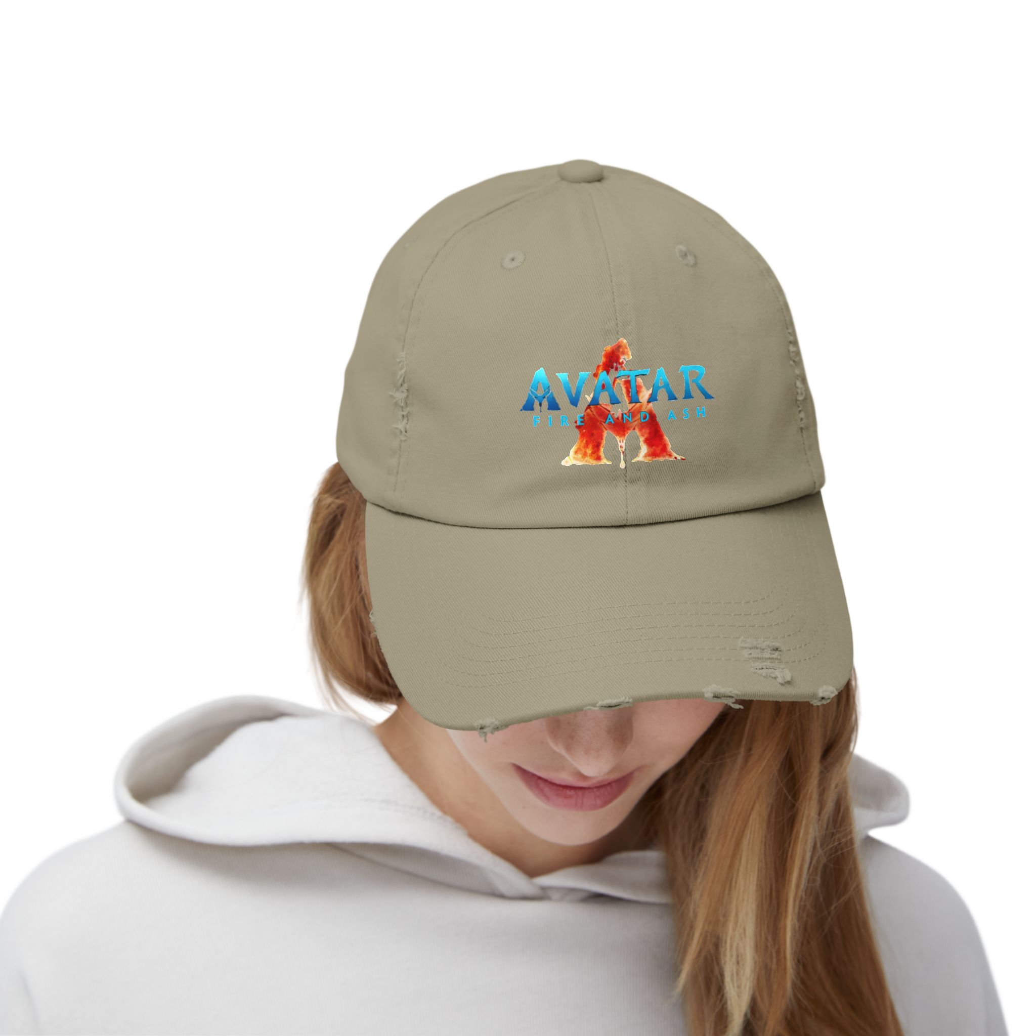 The Avatar: Fire and Ash Unisex Distressed Cap - Image 4