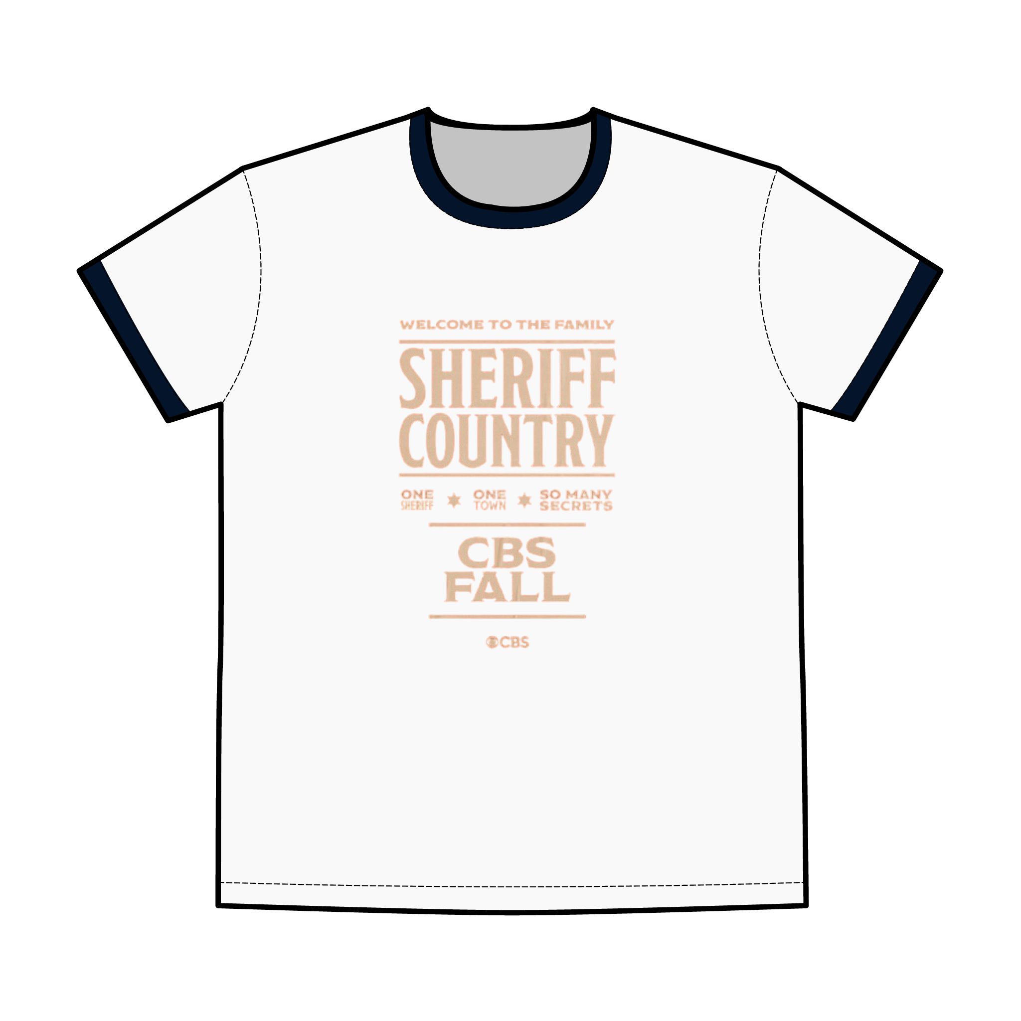 Sheriff Country Men's Staple Ringer Tee - Image 3