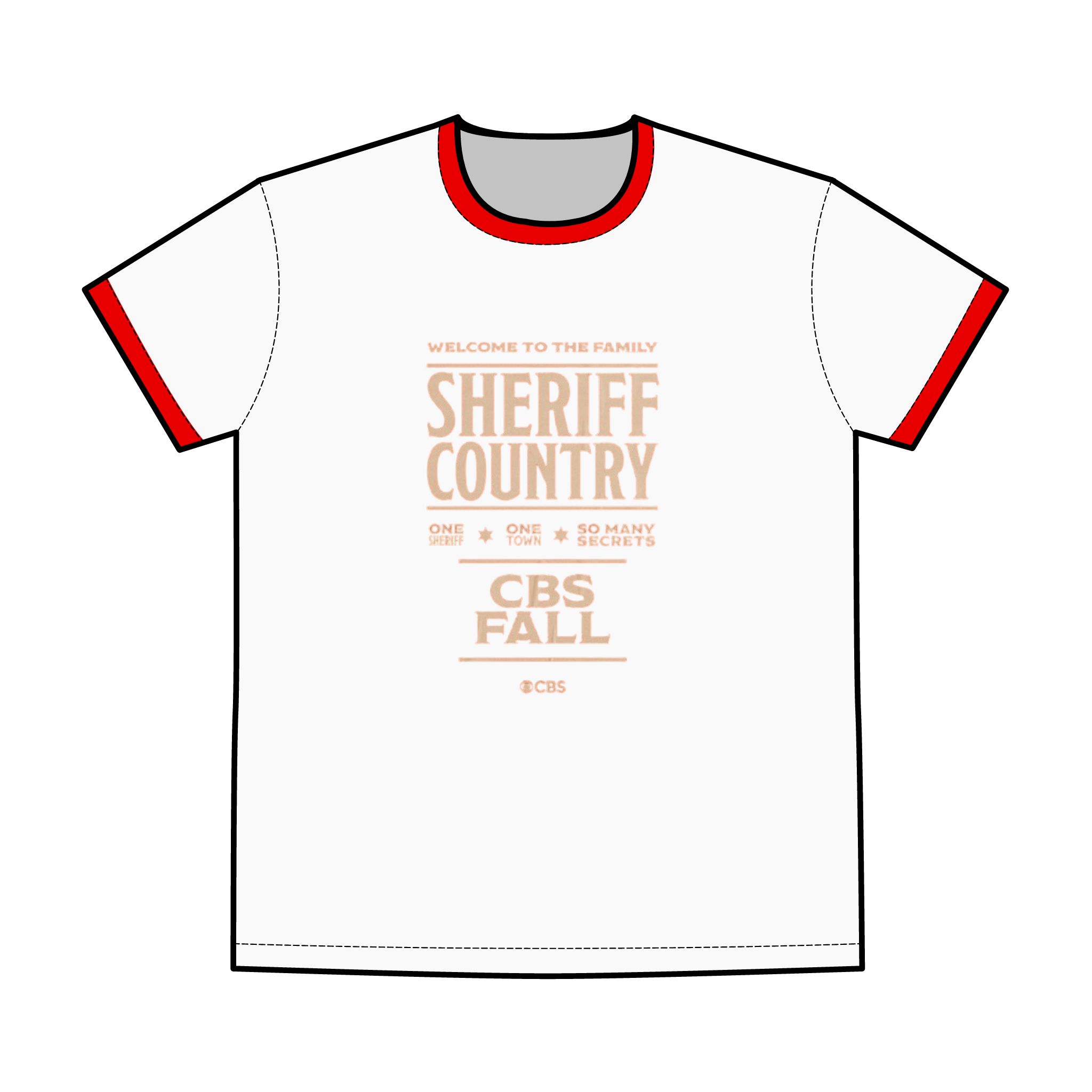 Sheriff Country Men's Staple Ringer Tee - Image 5