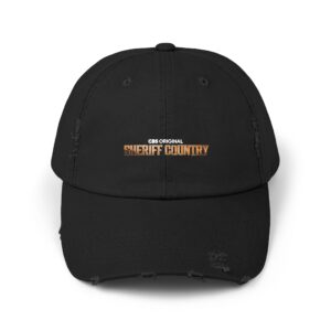 Sheriff Country Unisex Distressed Cap