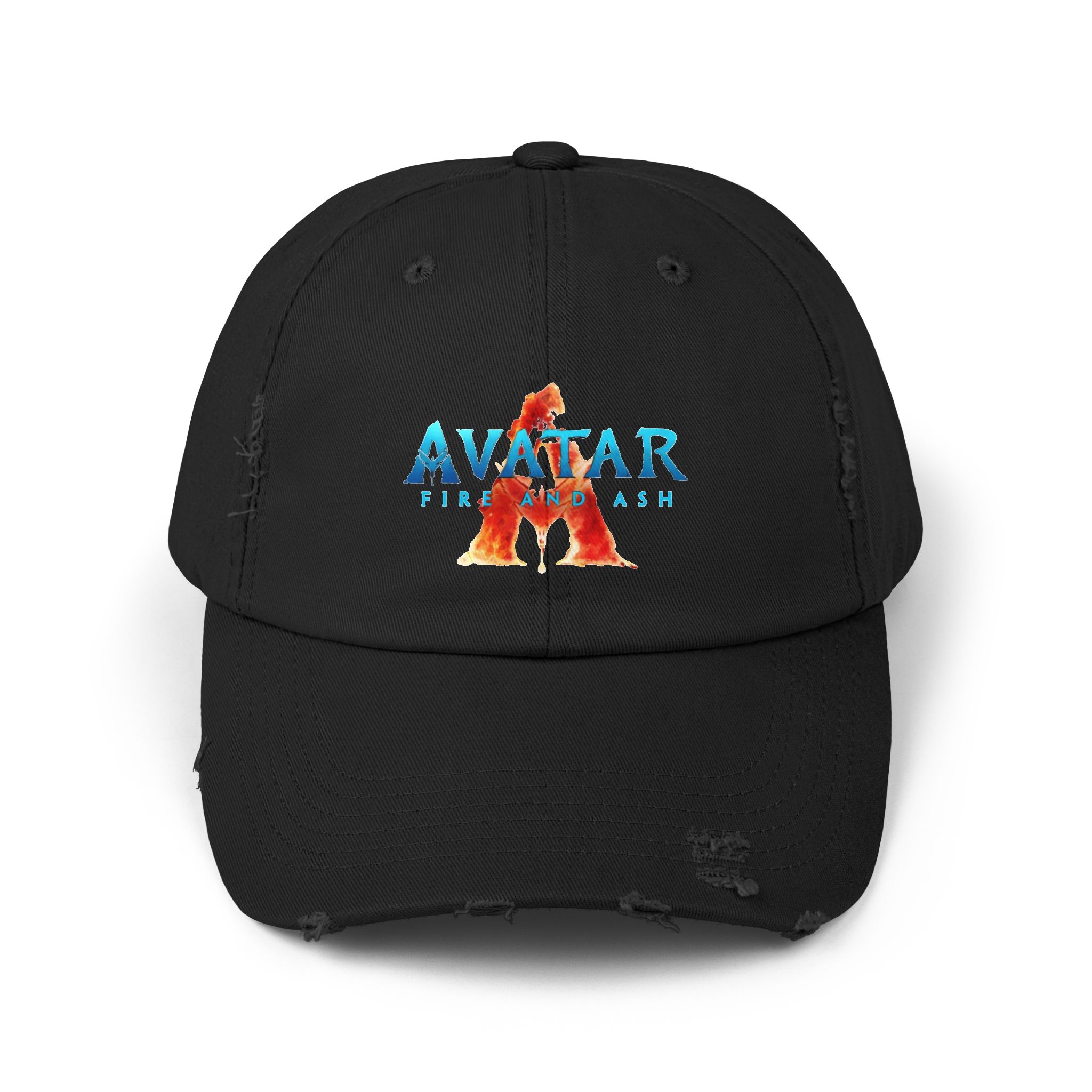 The Avatar: Fire and Ash Unisex Distressed Cap - Image 5
