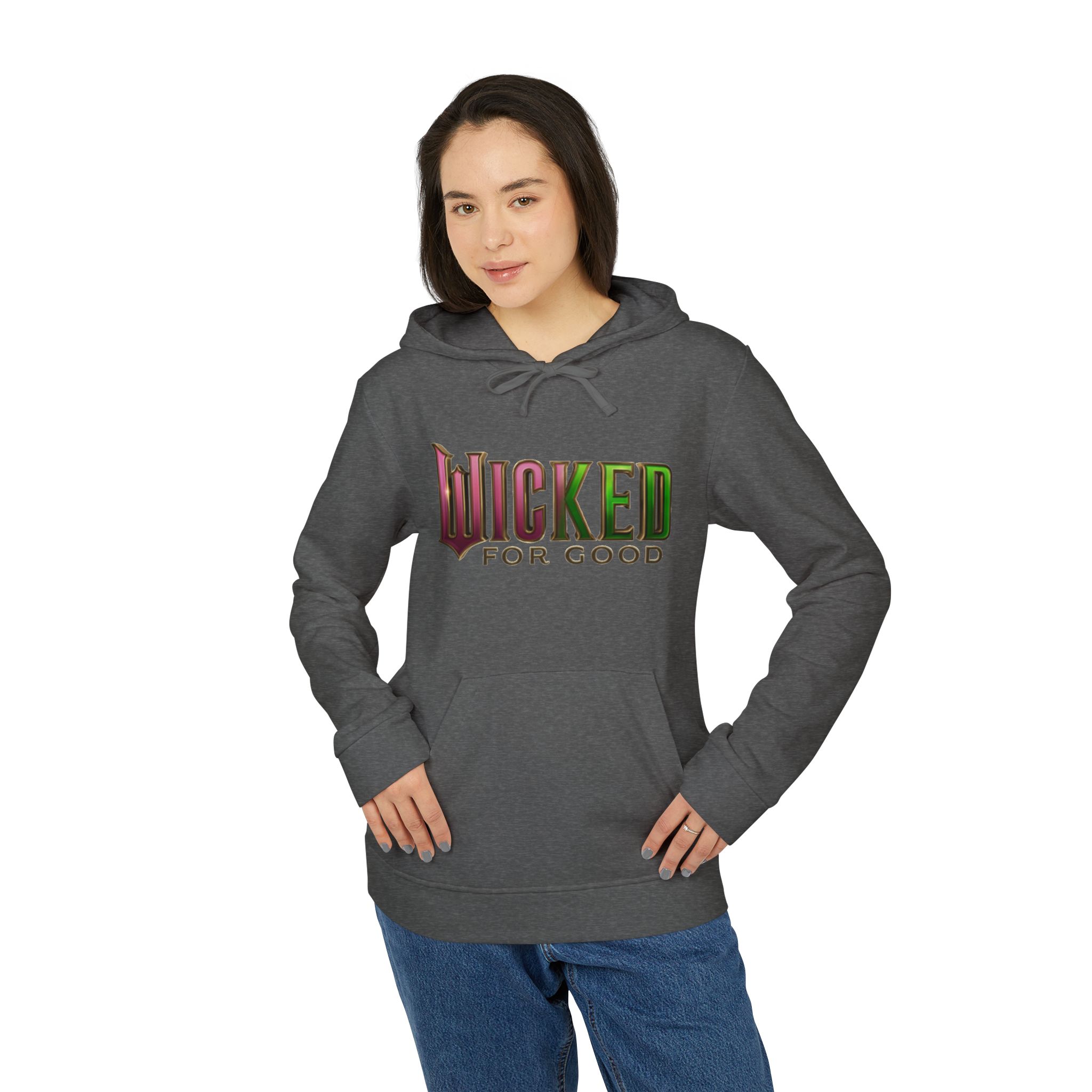 Wicked: For Good adidas Unisex Fleece Hoodie - Image 7