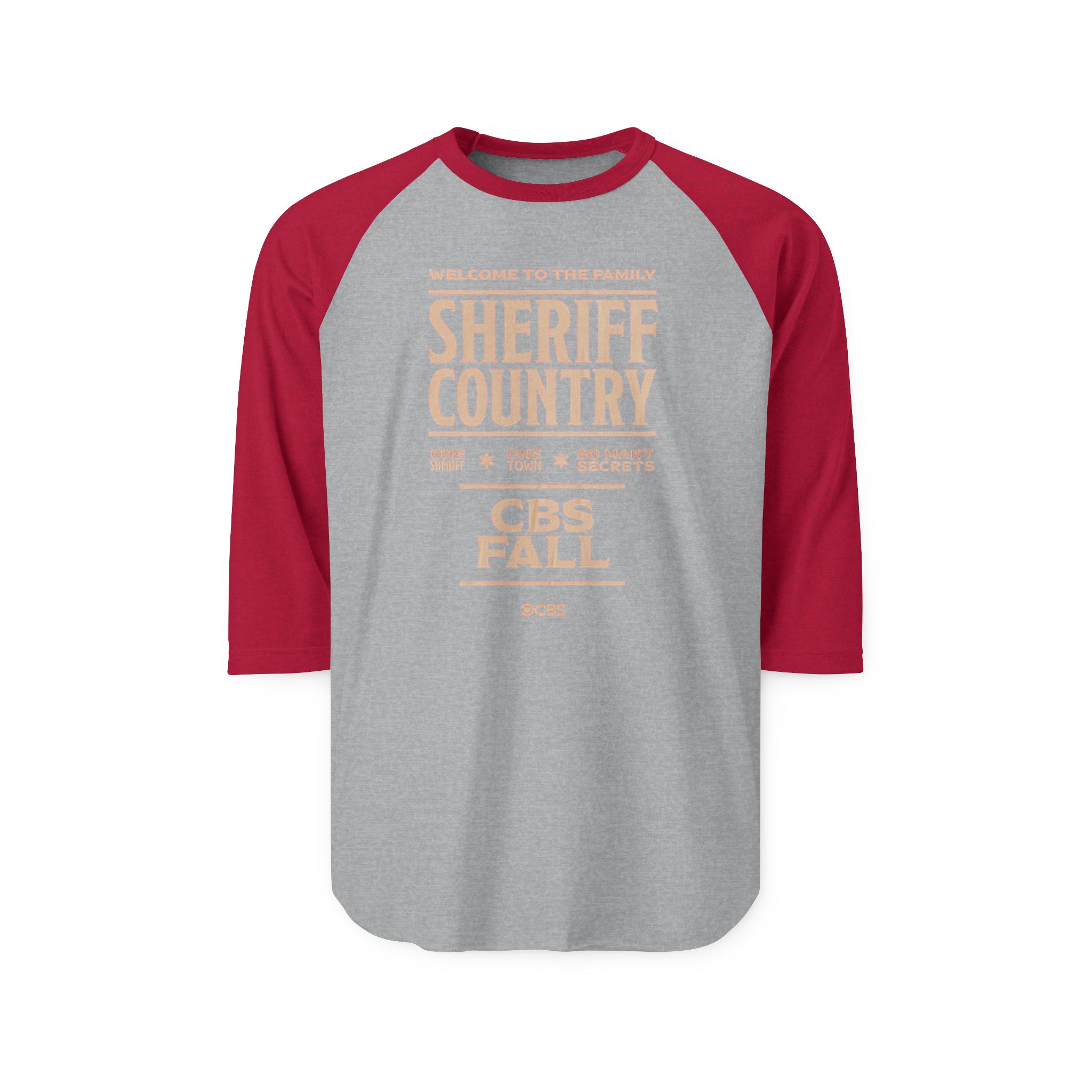 Sheriff Country Unisex Three-Quarter Sleeve Raglan Shirt - Image 7