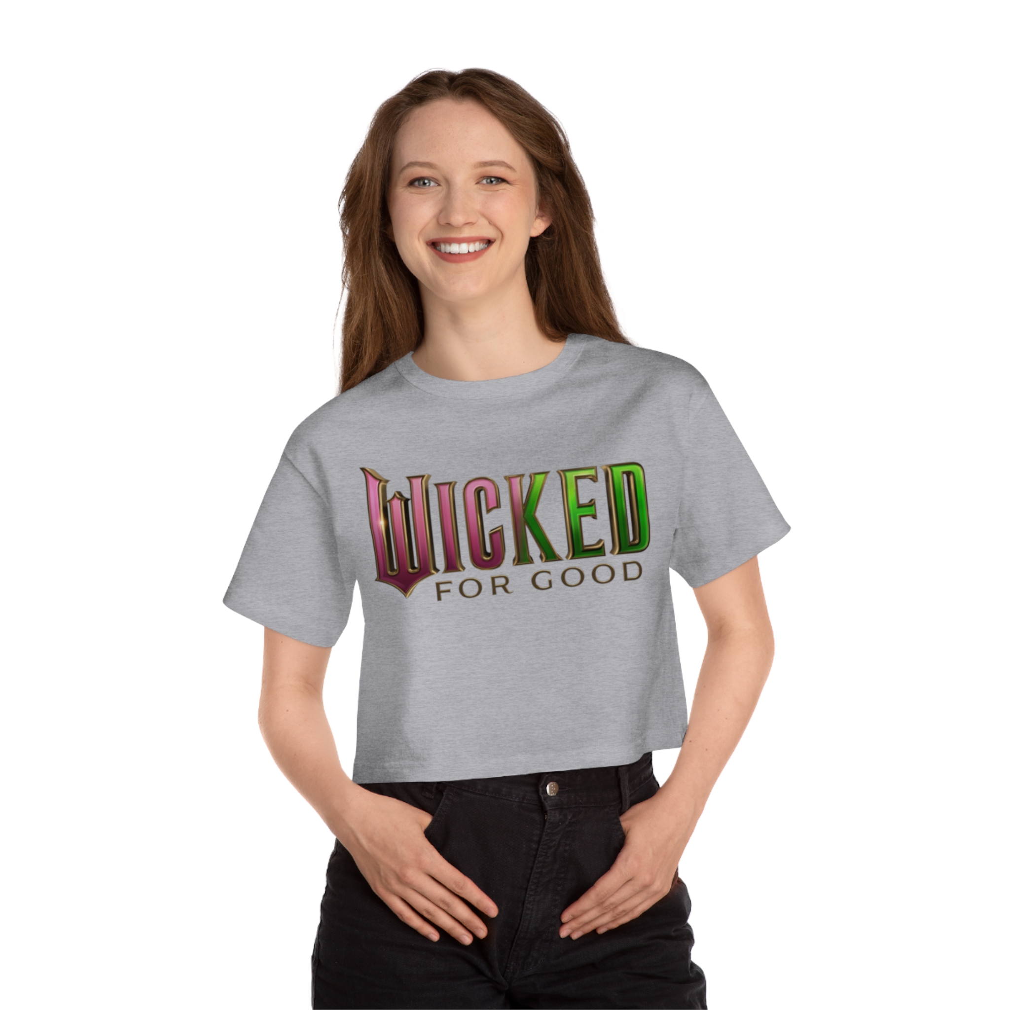 Wicked: For Good Champion Women's Heritage Cropped T-Shirt - Image 9