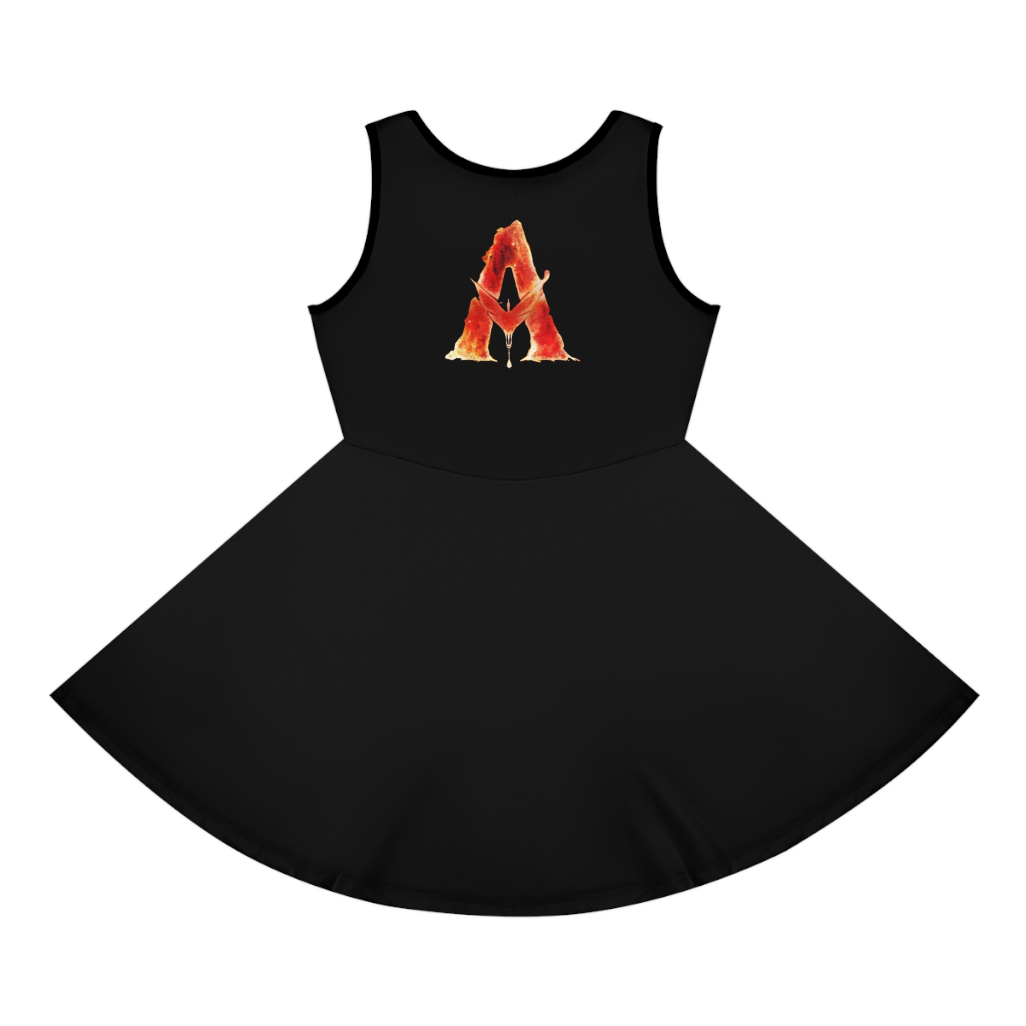 The Avatar: Fire and Ash Girls' Sleeveless Sundress (AOP) - Image 2