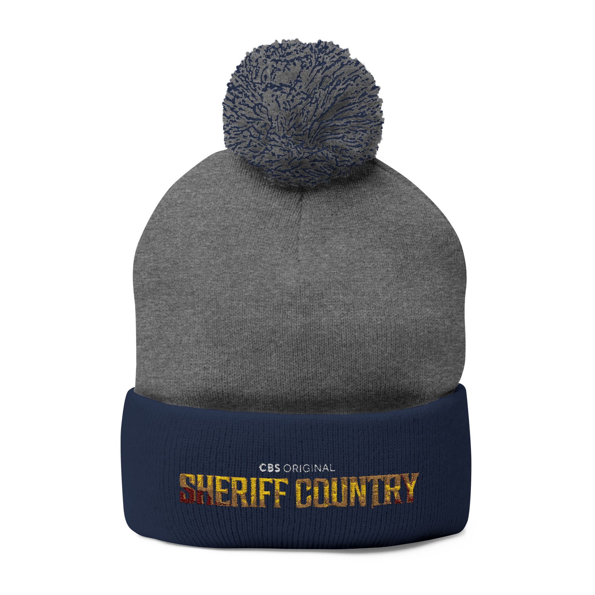 Sheriff Country Pom-Pom Knit Cap (Embroidery) - Image 21