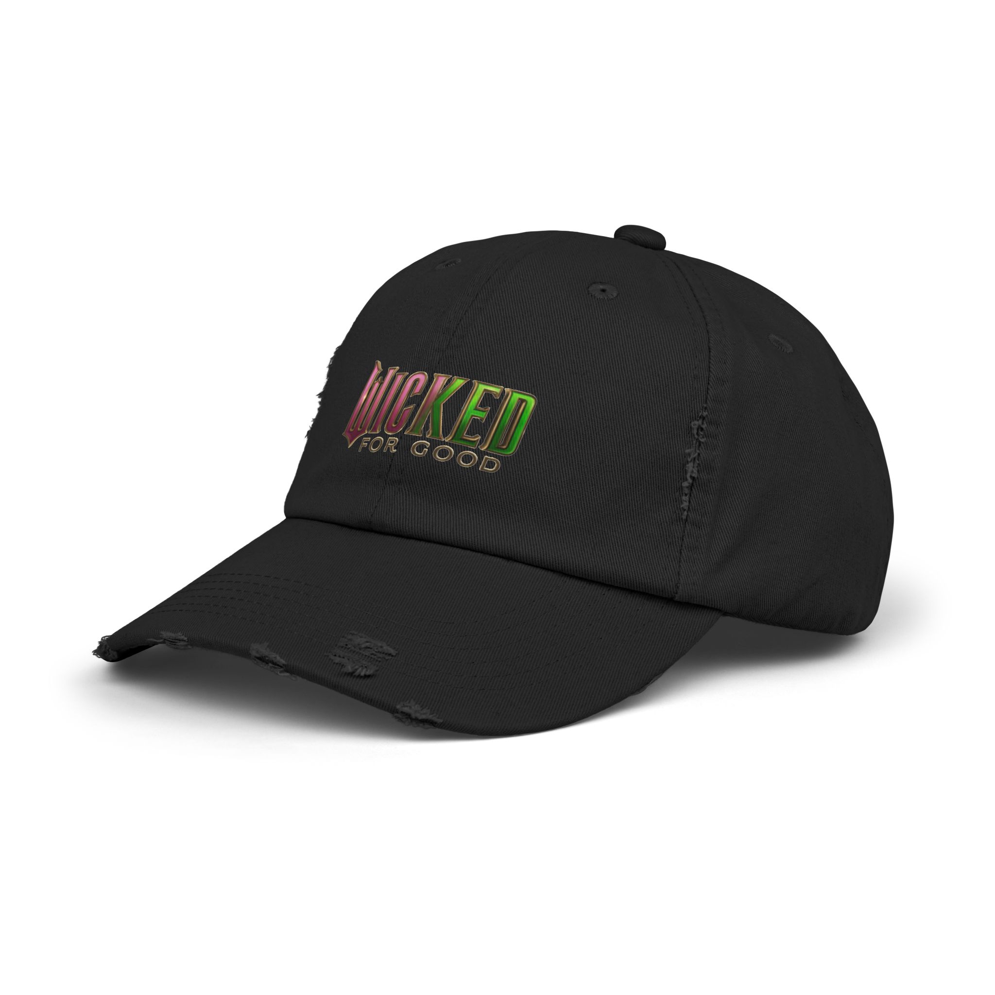Wicked: For Good Unisex Distressed Cap - Image 2