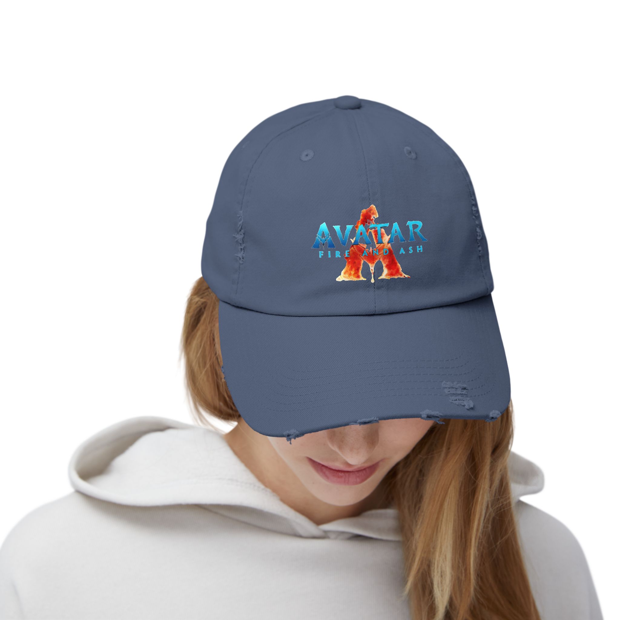 The Avatar: Fire and Ash Unisex Distressed Cap - Image 24