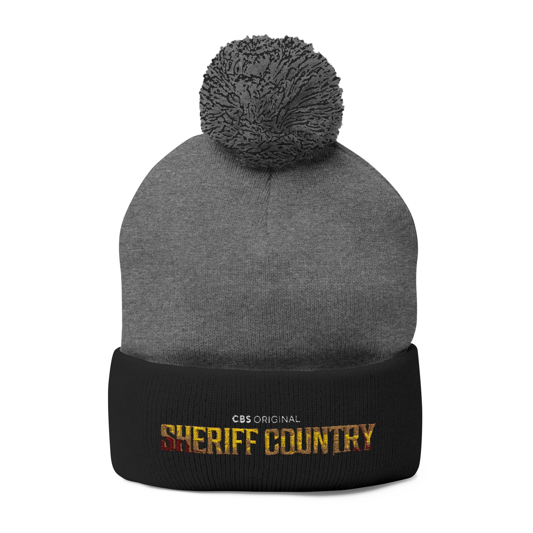 Sheriff Country Pom-Pom Knit Cap (Embroidery) - Image 13