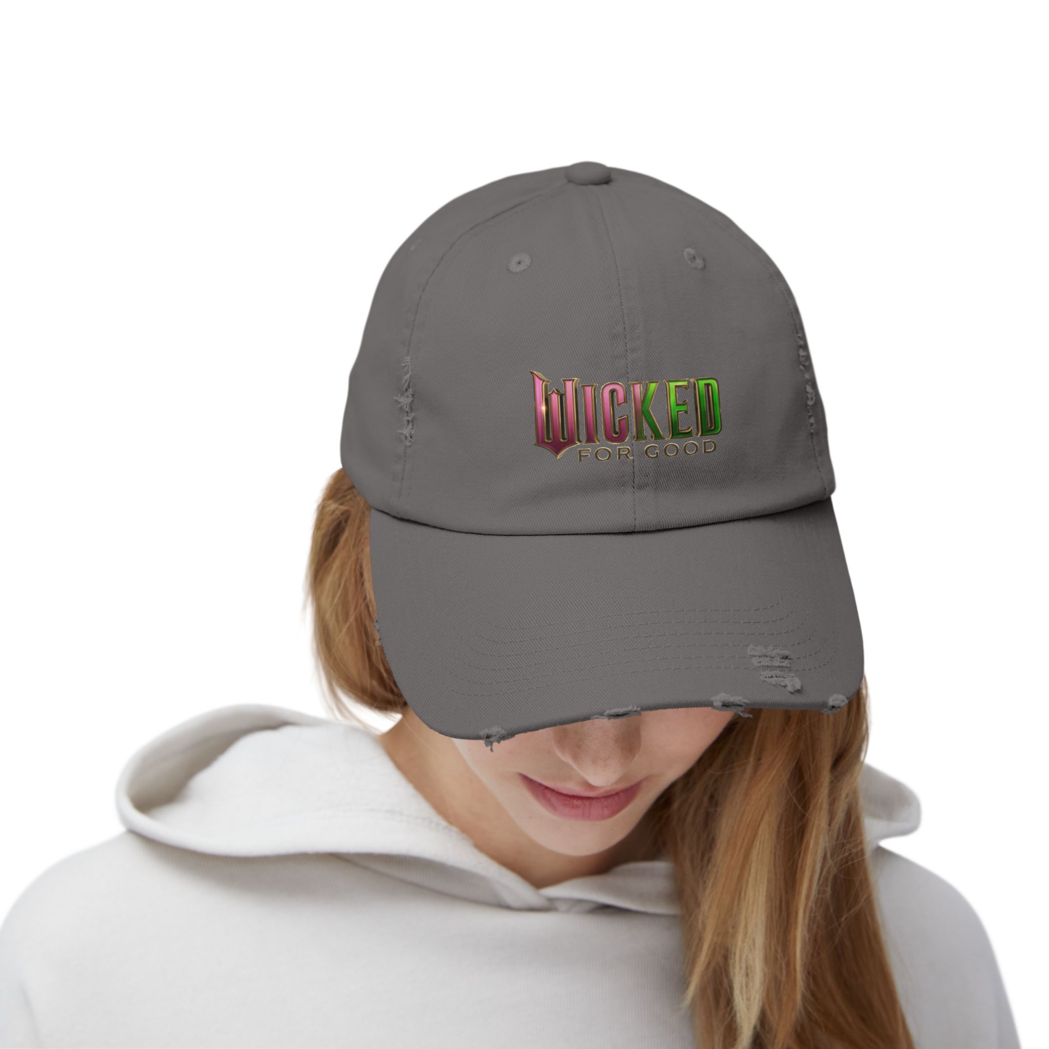 Wicked: For Good Unisex Distressed Cap - Image 12