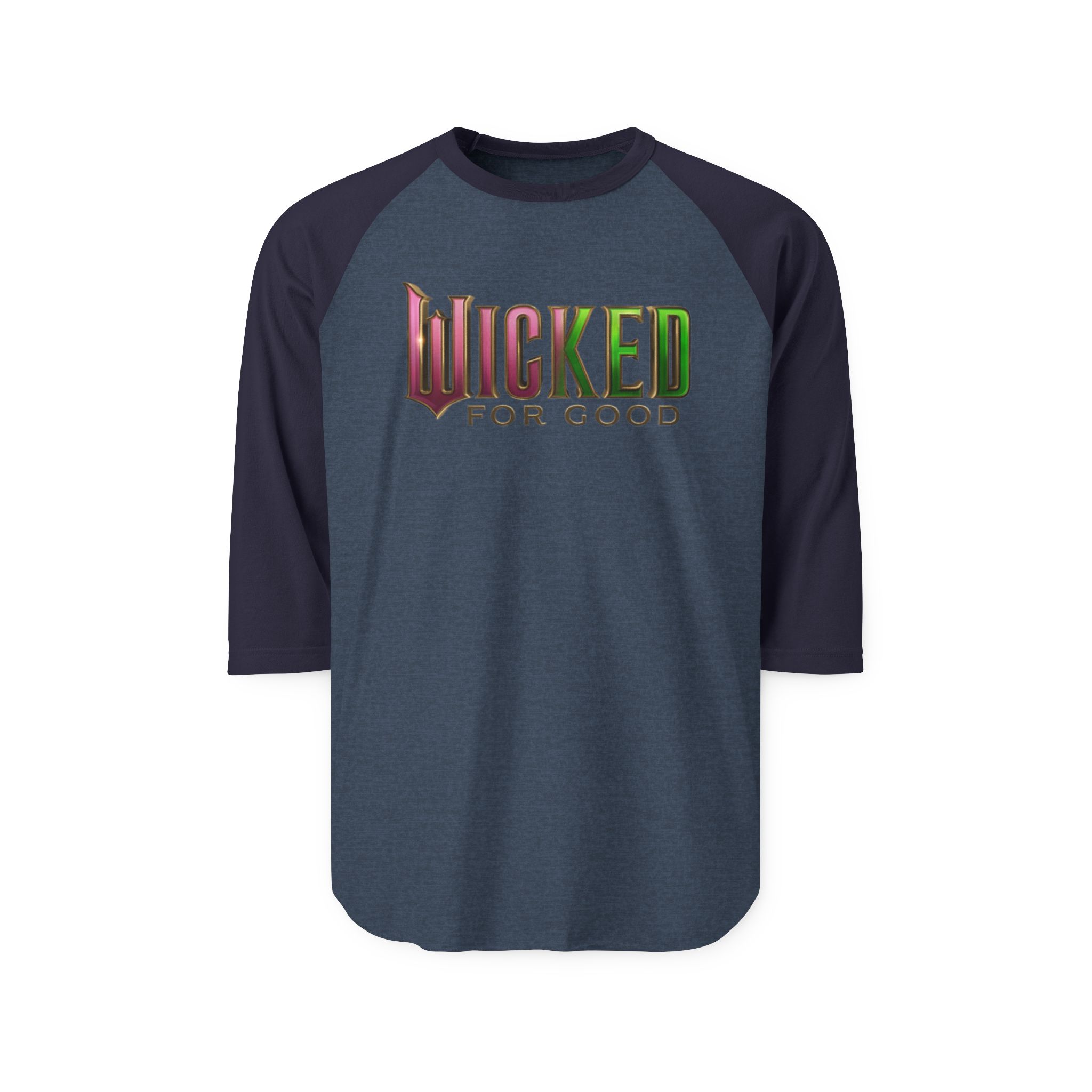 Wicked: For Good Unisex Three-Quarter Sleeve Raglan Shirt - Image 9