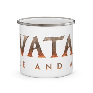 The Avatar: Fire and Ash Enamel Camping Mug