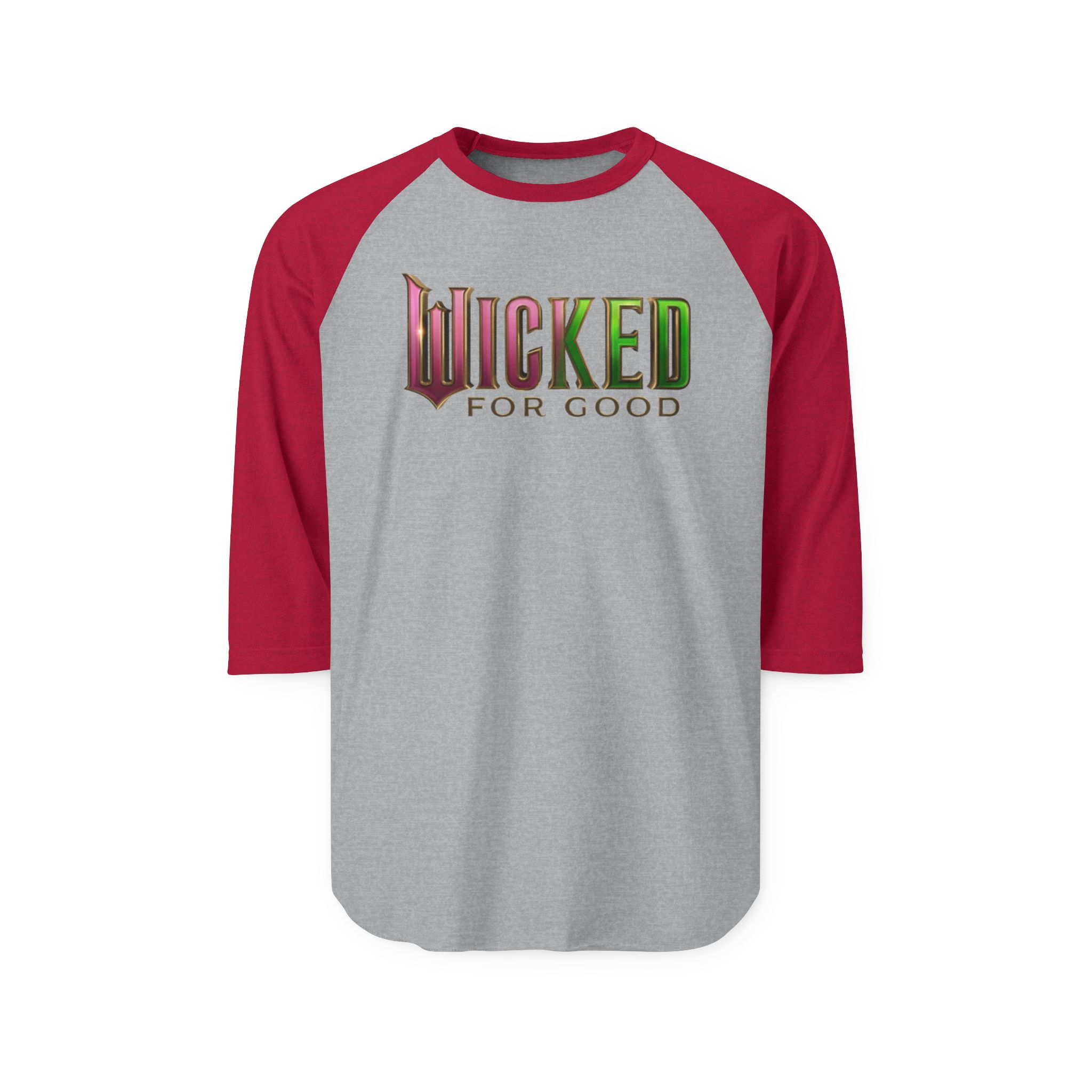 Wicked: For Good Unisex Three-Quarter Sleeve Raglan Shirt - Image 7