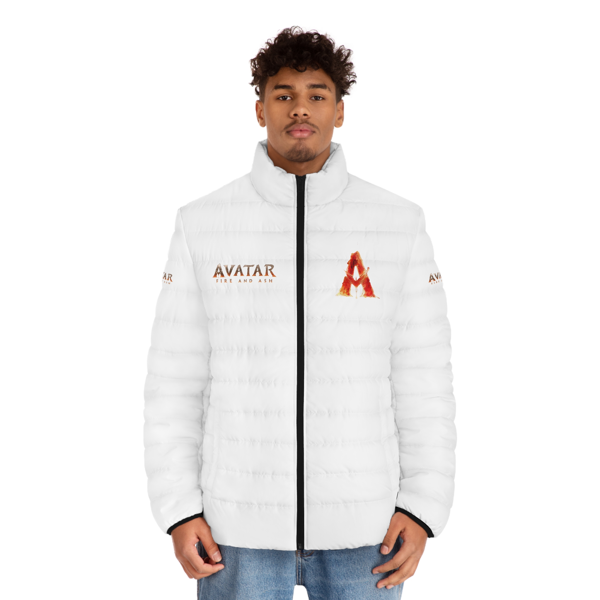 The Avatar: Fire and Ash Men's Puffer Jacket - Image 3
