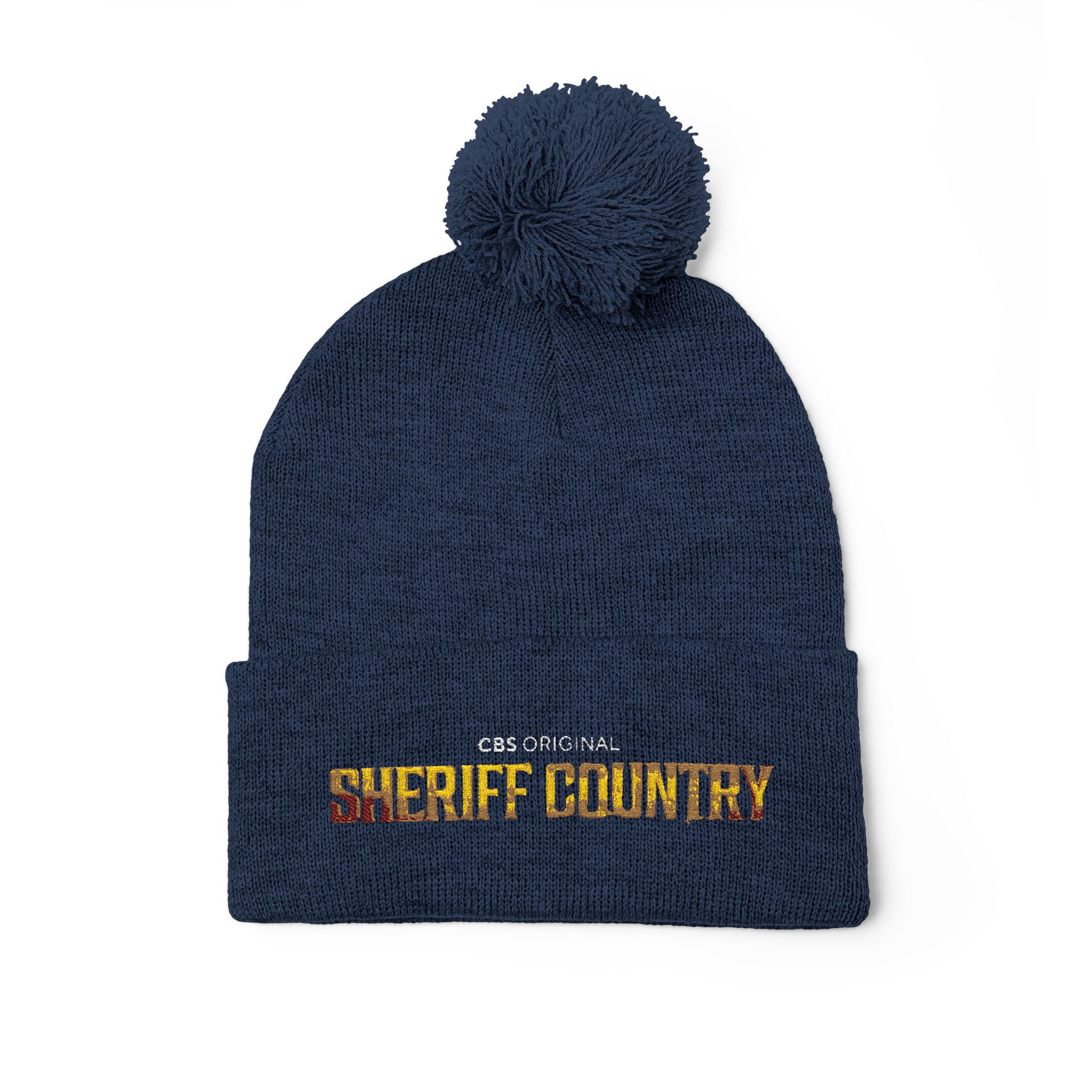 Sheriff Country Pom-Pom Knit Cap (Embroidery) - Image 31