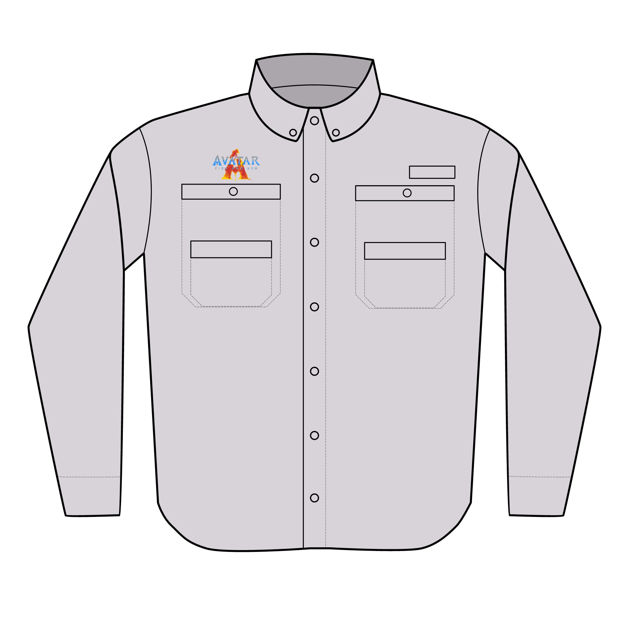 The Avatar: Fire and Ash Men's Columbia PFG Tamiami™ II Shirt (Embroidery) - Image 2
