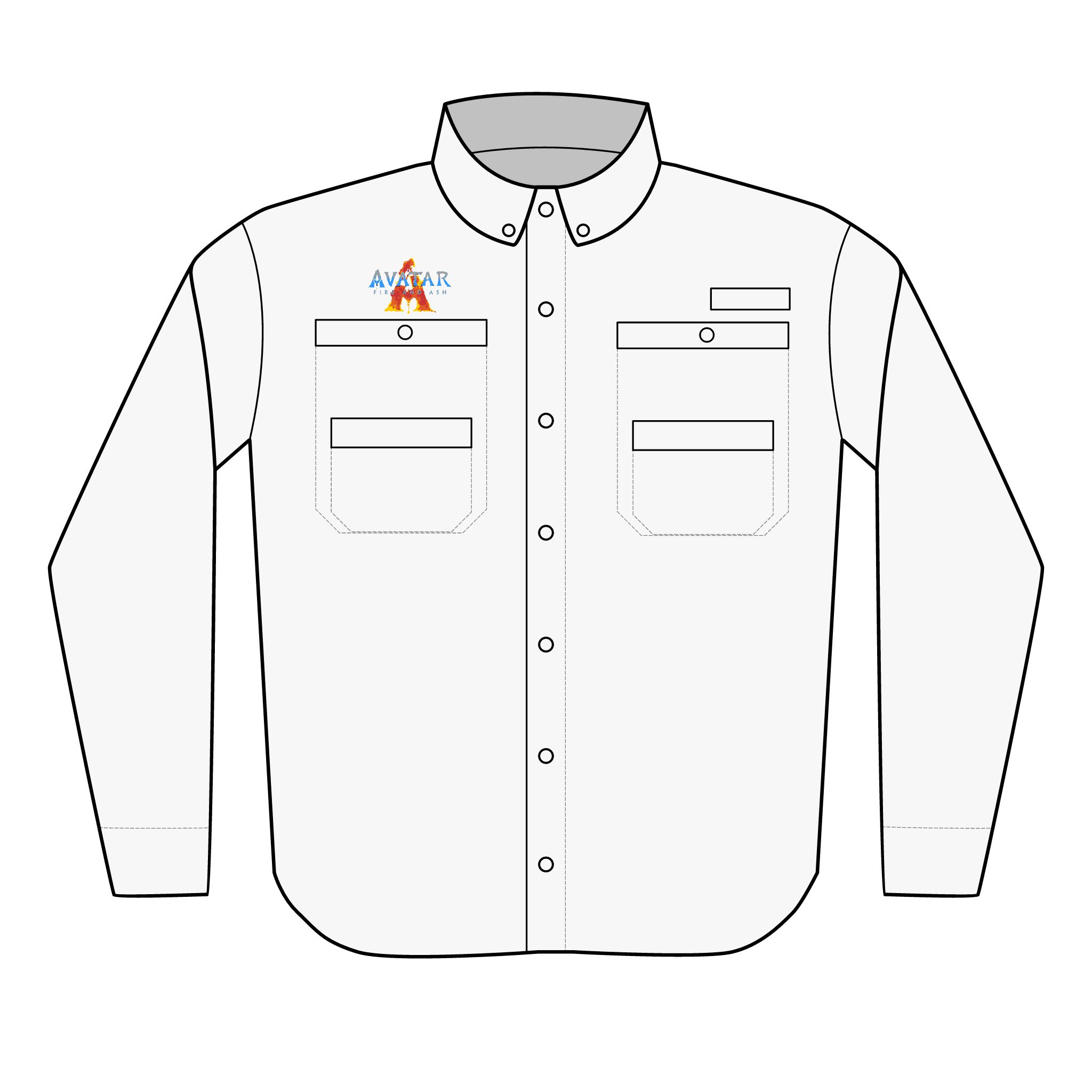 The Avatar: Fire and Ash Men's Columbia PFG Tamiami™ II Shirt (Embroidery) - Image 3
