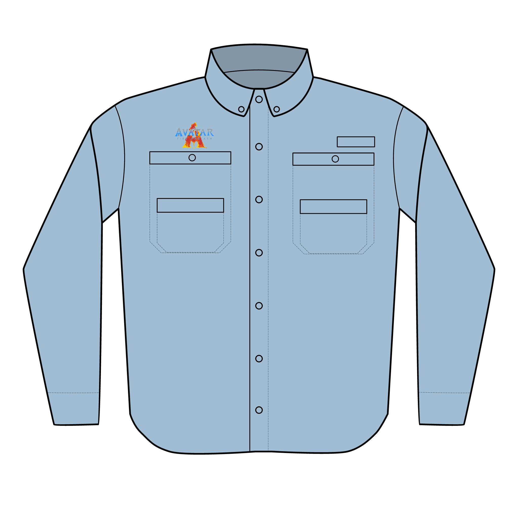 The Avatar: Fire and Ash Men's Columbia PFG Tamiami™ II Shirt (Embroidery) - Image 5