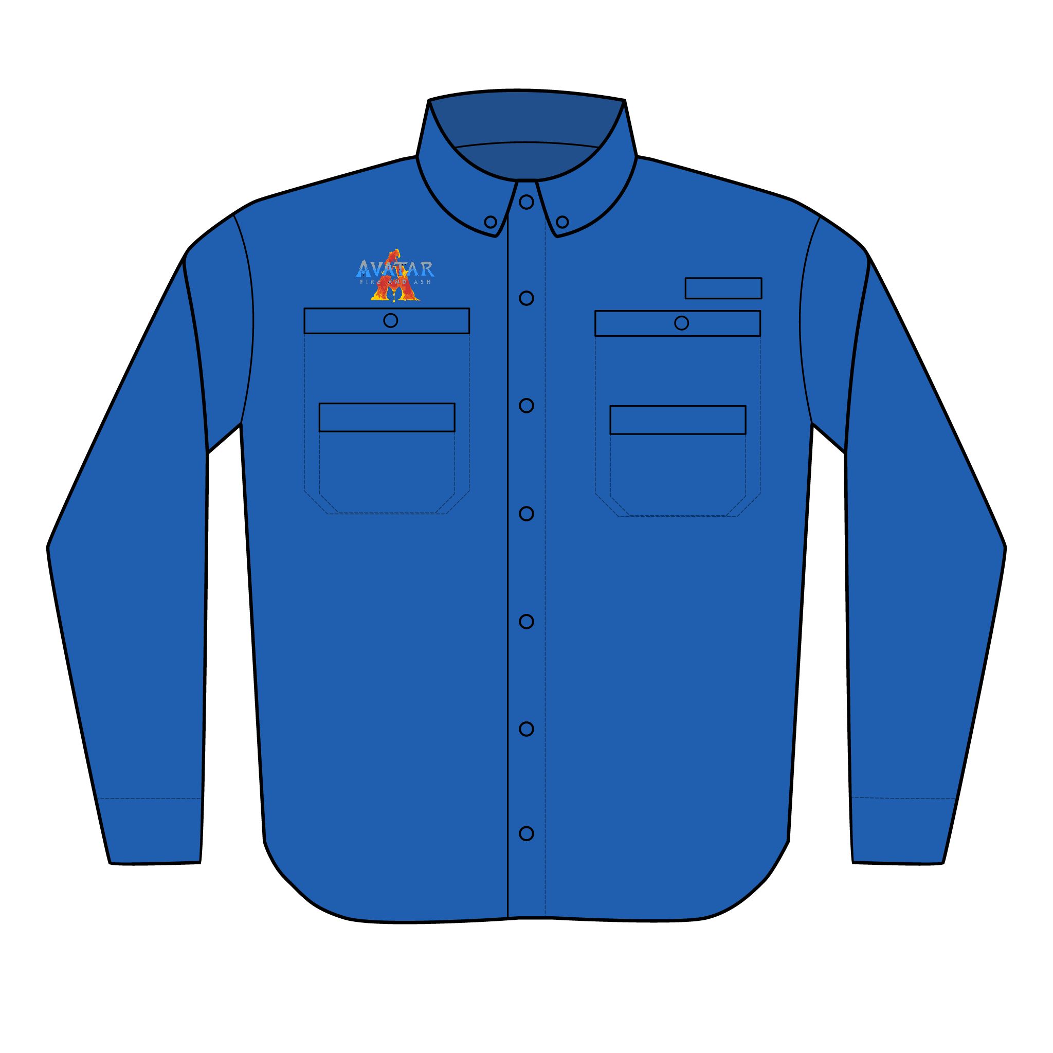 The Avatar: Fire and Ash Men's Columbia PFG Tamiami™ II Shirt (Embroidery) - Image 6
