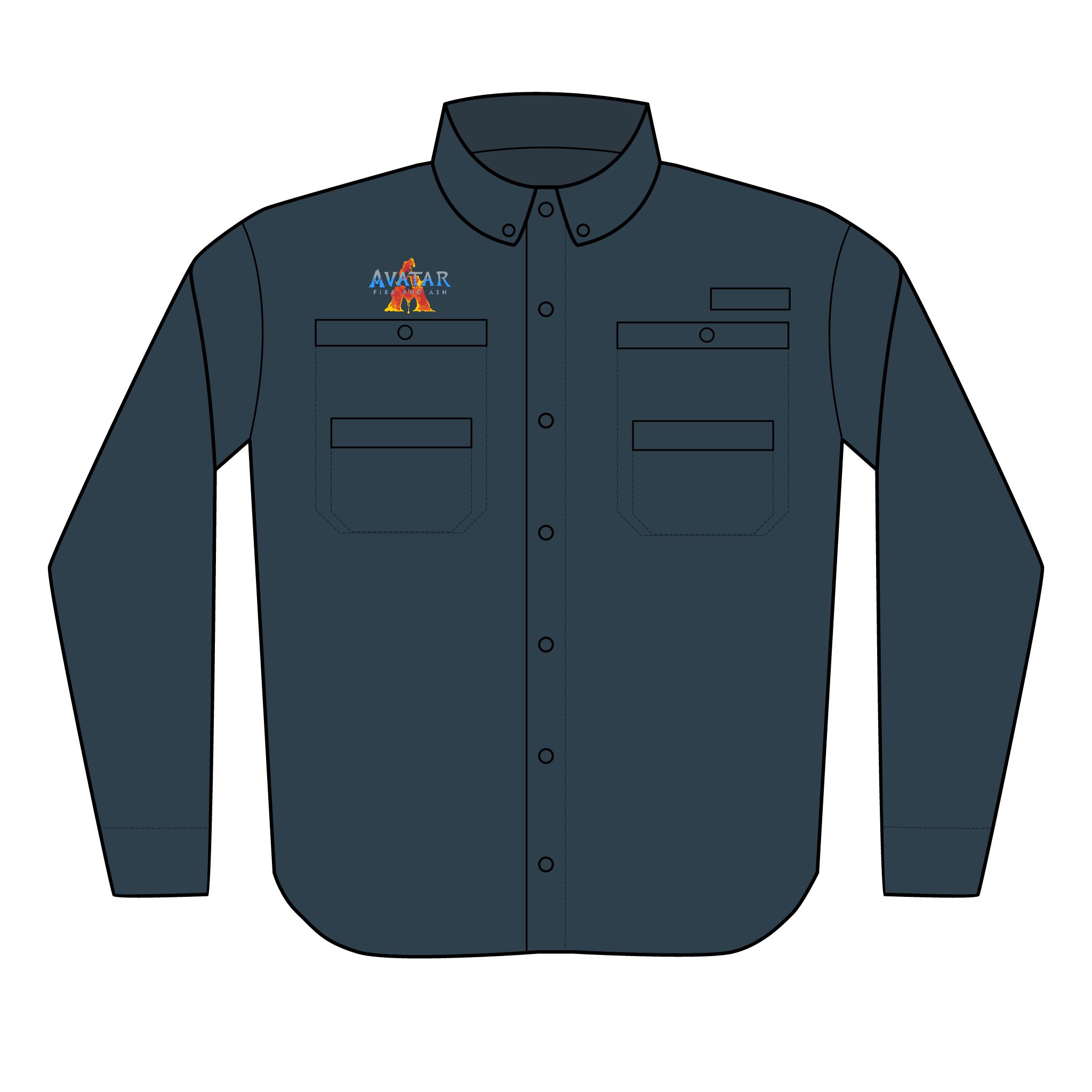 The Avatar: Fire and Ash Men's Columbia PFG Tamiami™ II Shirt (Embroidery) - Image 7