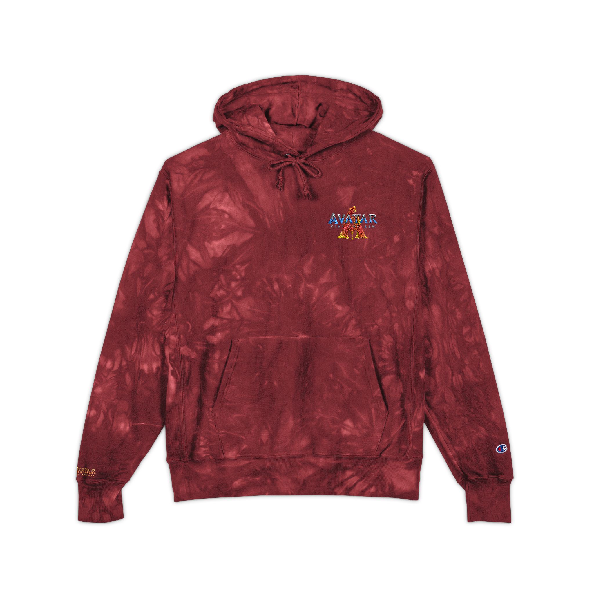 The Avatar: Fire and Ash Unisex Champion Tie-Dye Hoodie (Embroidery) - Image 9