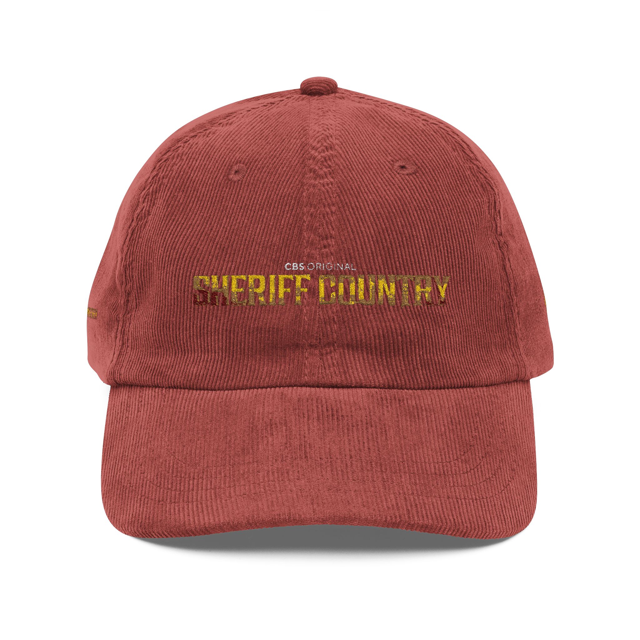 Sheriff Country Vintage Corduroy Cap (Embroidery)