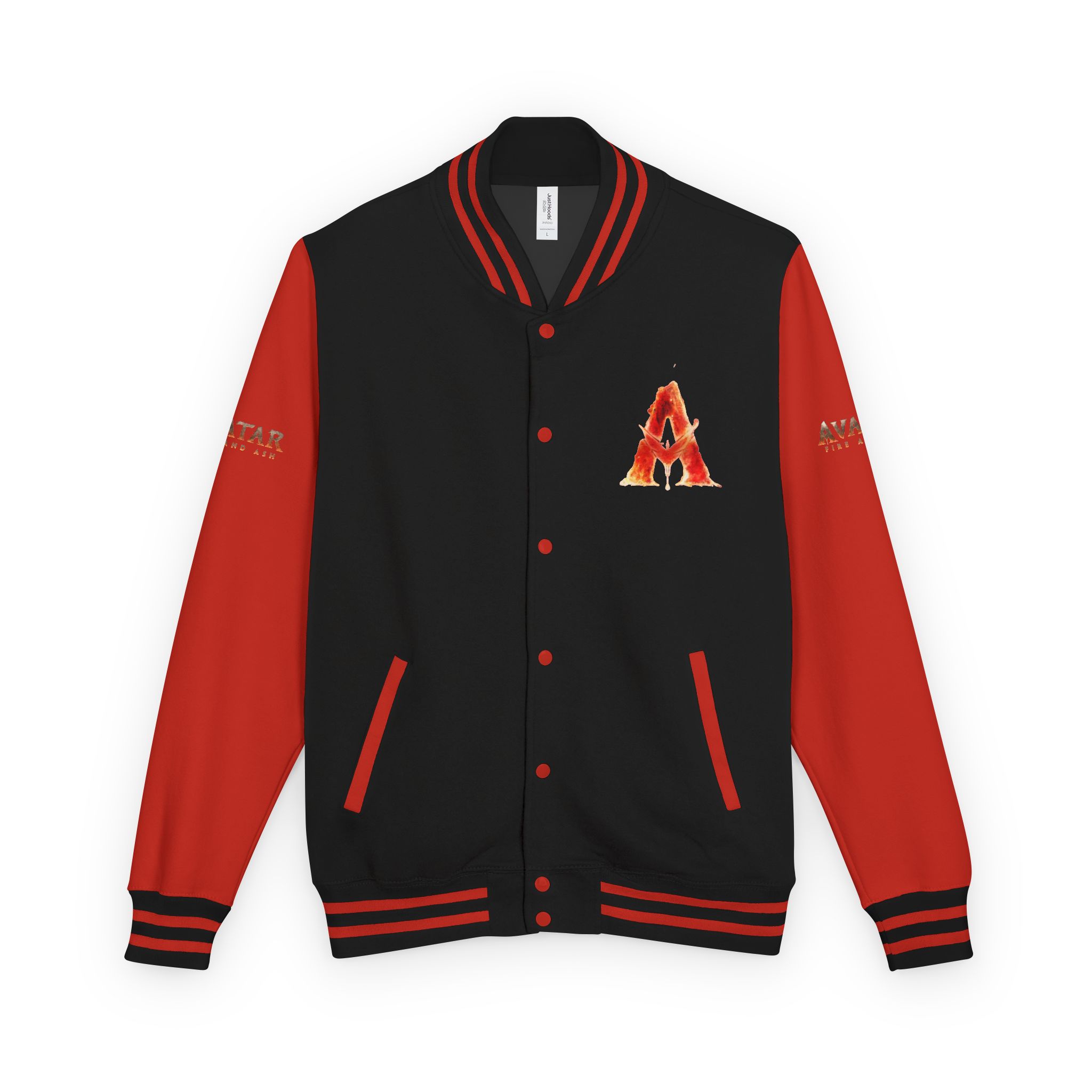 The Avatar: Fire and Ash Unisex Heavyweight Letterman Jacket - Image 9
