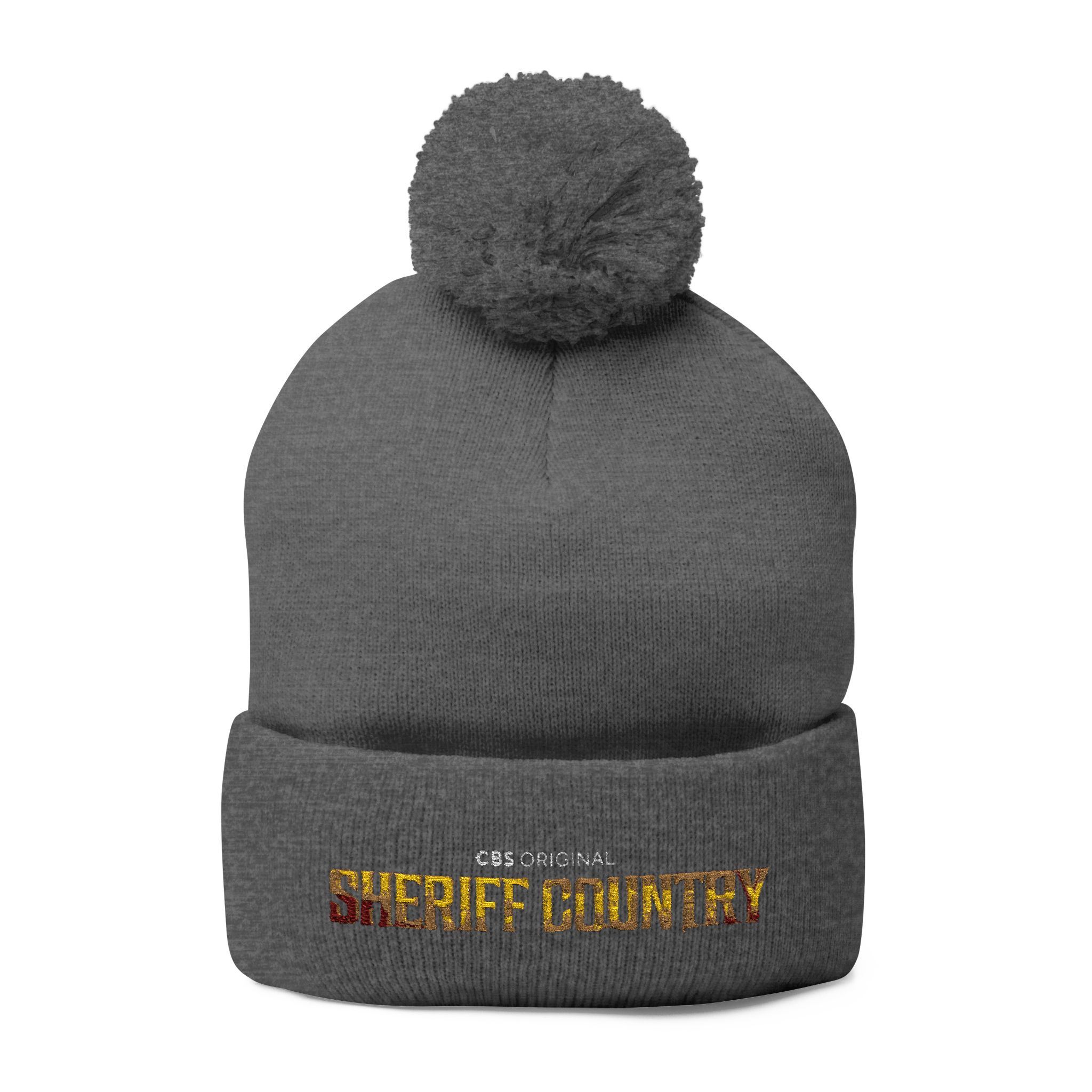 Sheriff Country Pom-Pom Knit Cap (Embroidery) - Image 17
