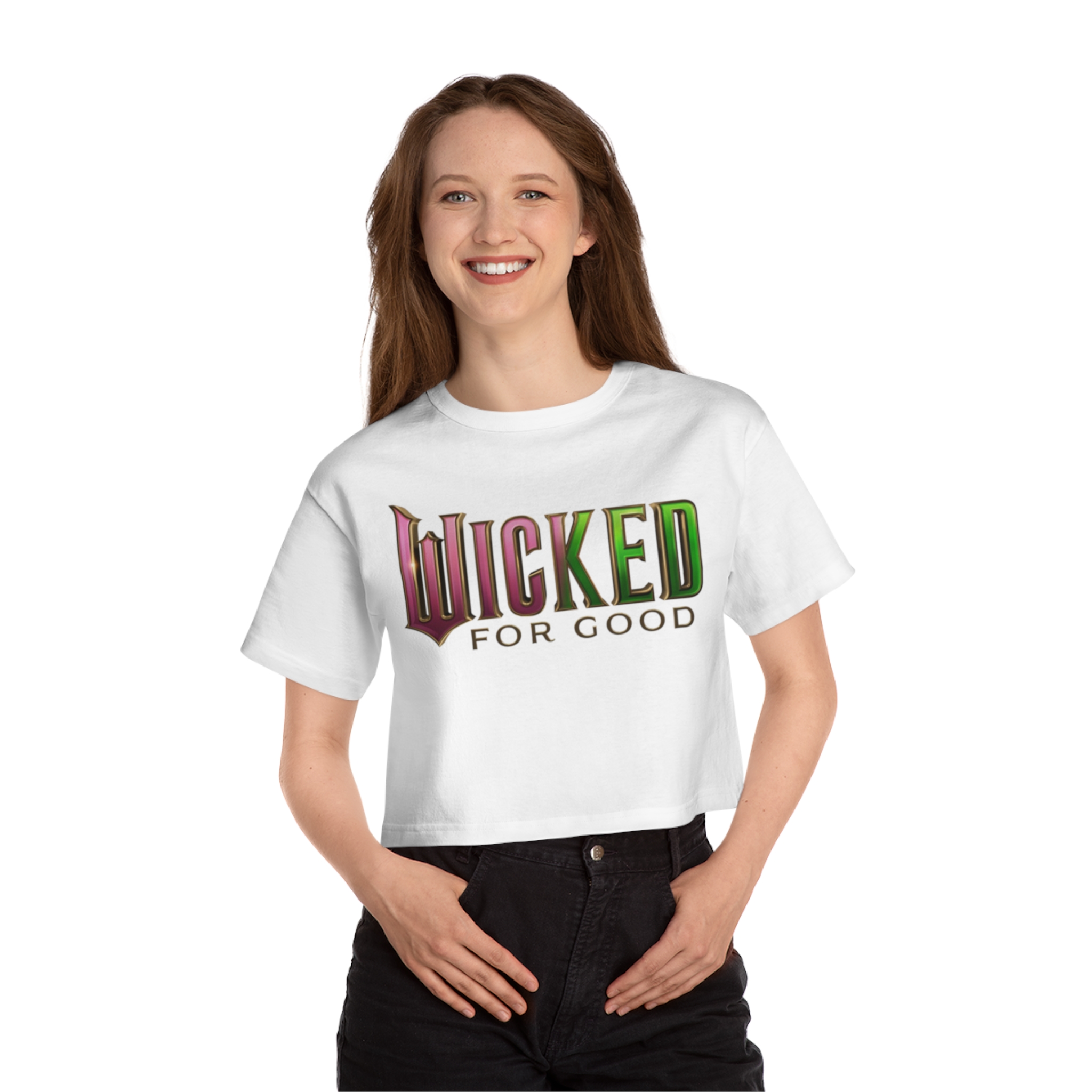 Wicked: For Good Champion Women's Heritage Cropped T-Shirt - Image 6