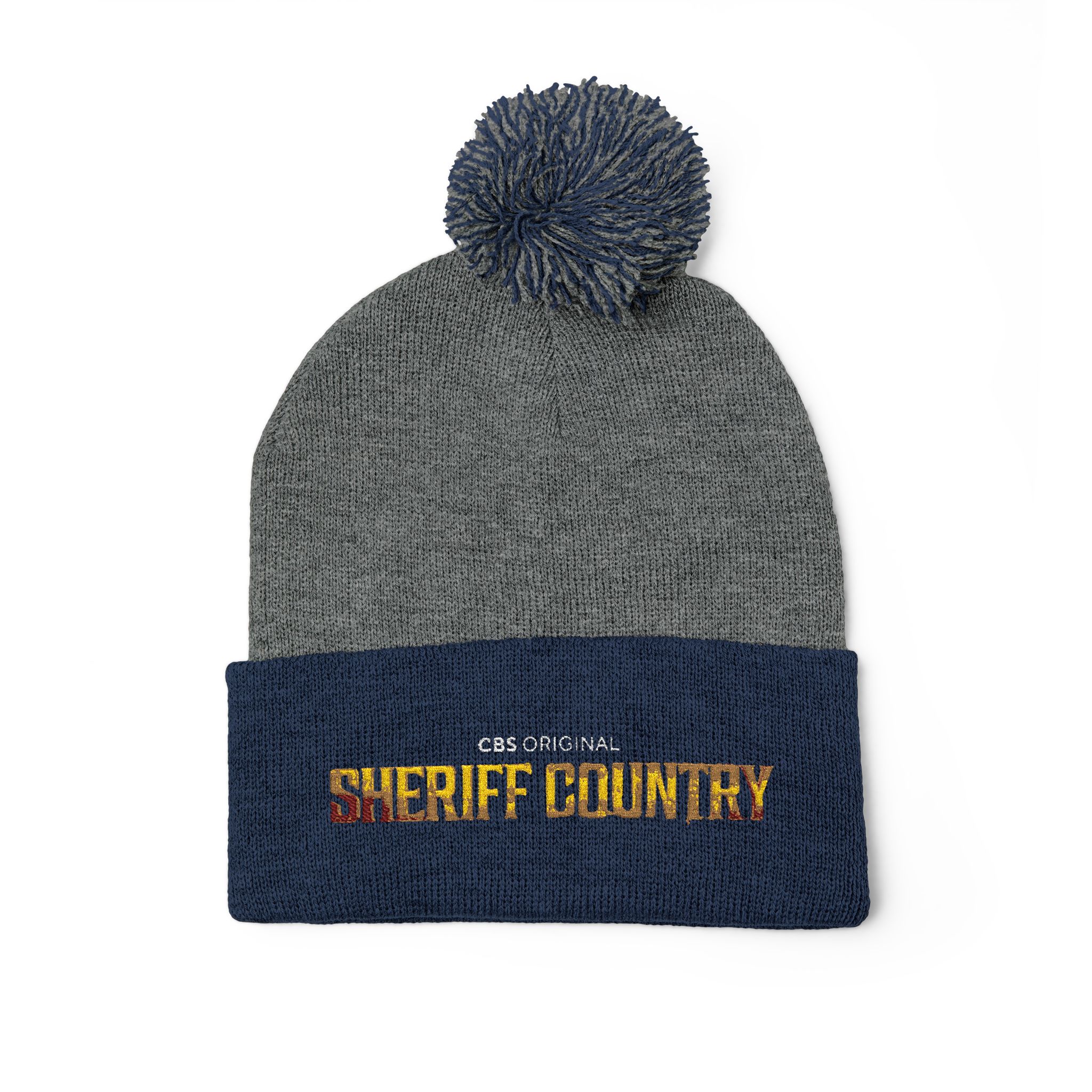 Sheriff Country Pom-Pom Knit Cap (Embroidery) - Image 23